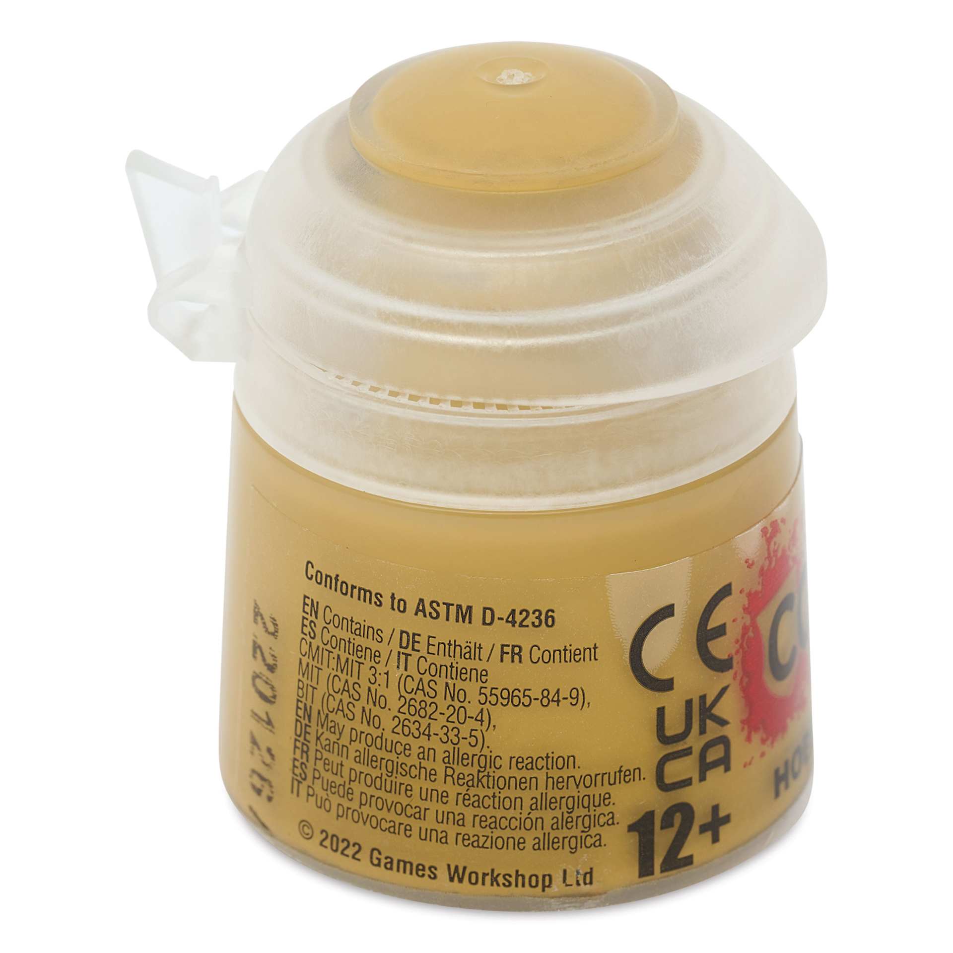 Warhammer Base Acrylic Paint - Hobgrot Hide, 12 ml jar back