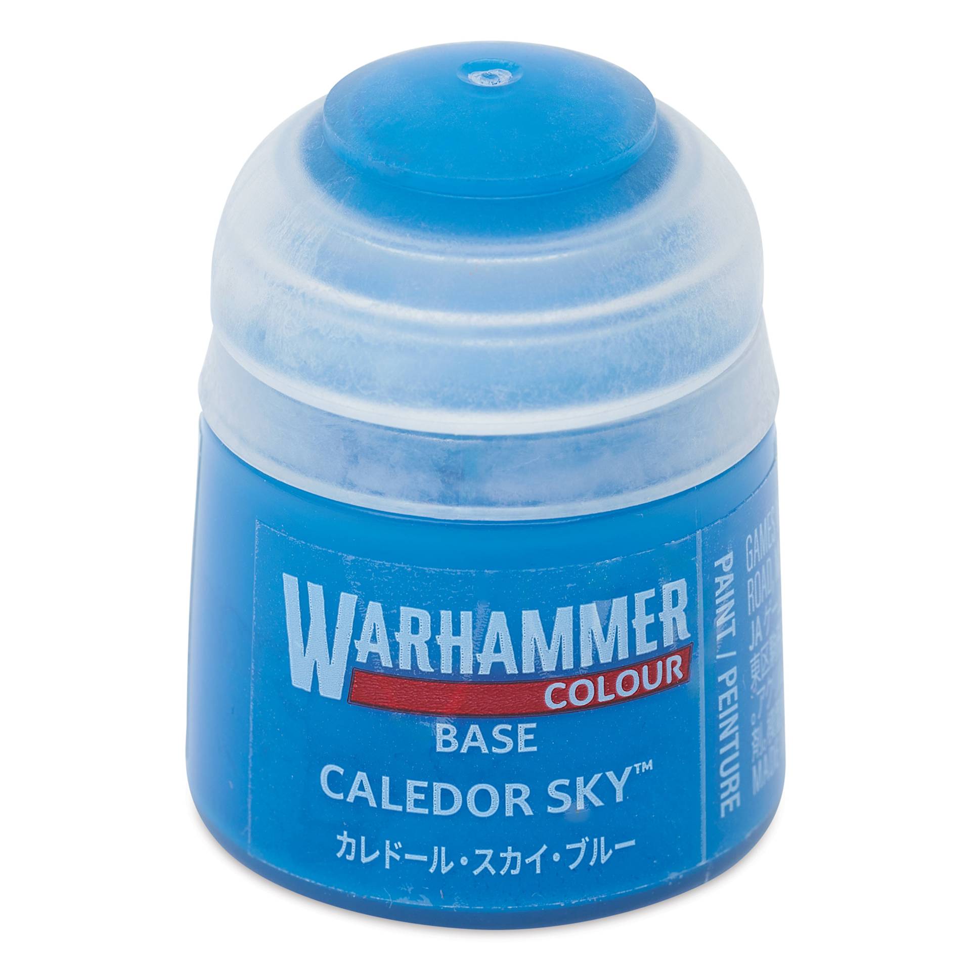 Warhammer Base Acrylic Paint - Caledor Sky, 12 ml jar