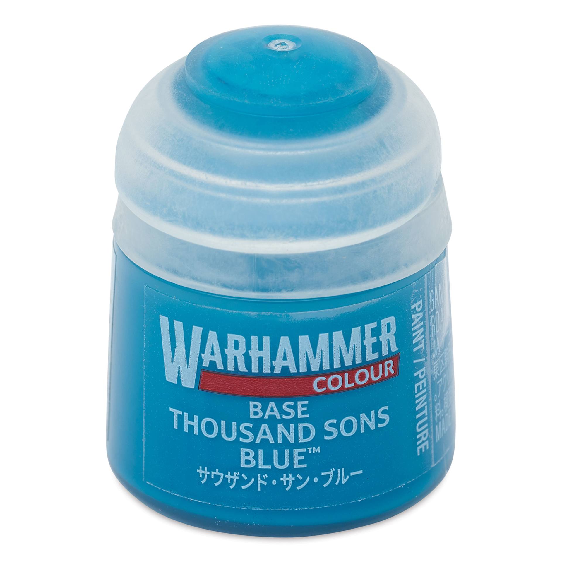 Warhammer Base Acrylic Paint - Thousand Sons Blue, 12 ml jar