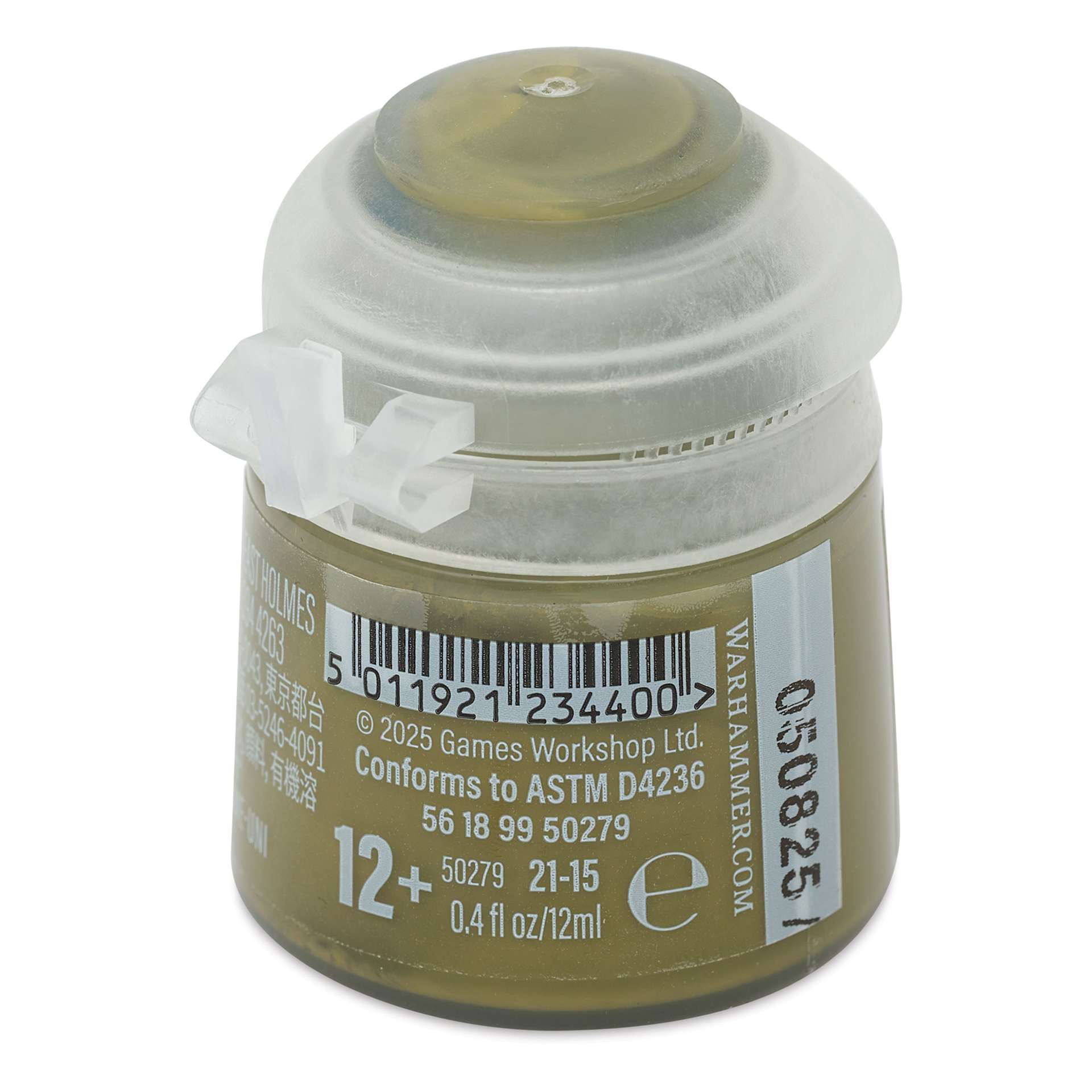 Warhammer Base Acrylic Paint - Deathworld Forest, 12 ml jar back