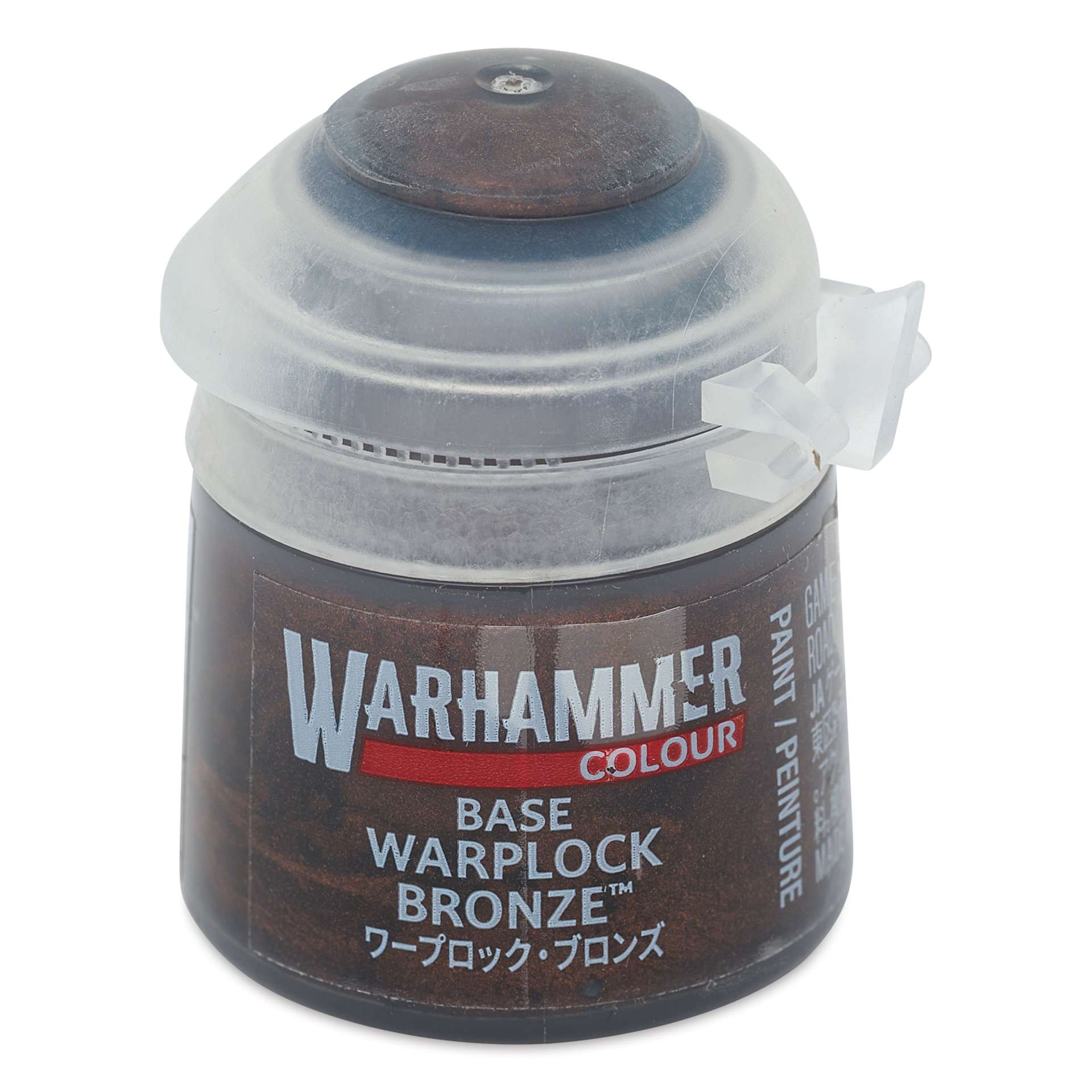 Warhammer Base Acrylic Paint - Warplock Bronze, 12 ml jar