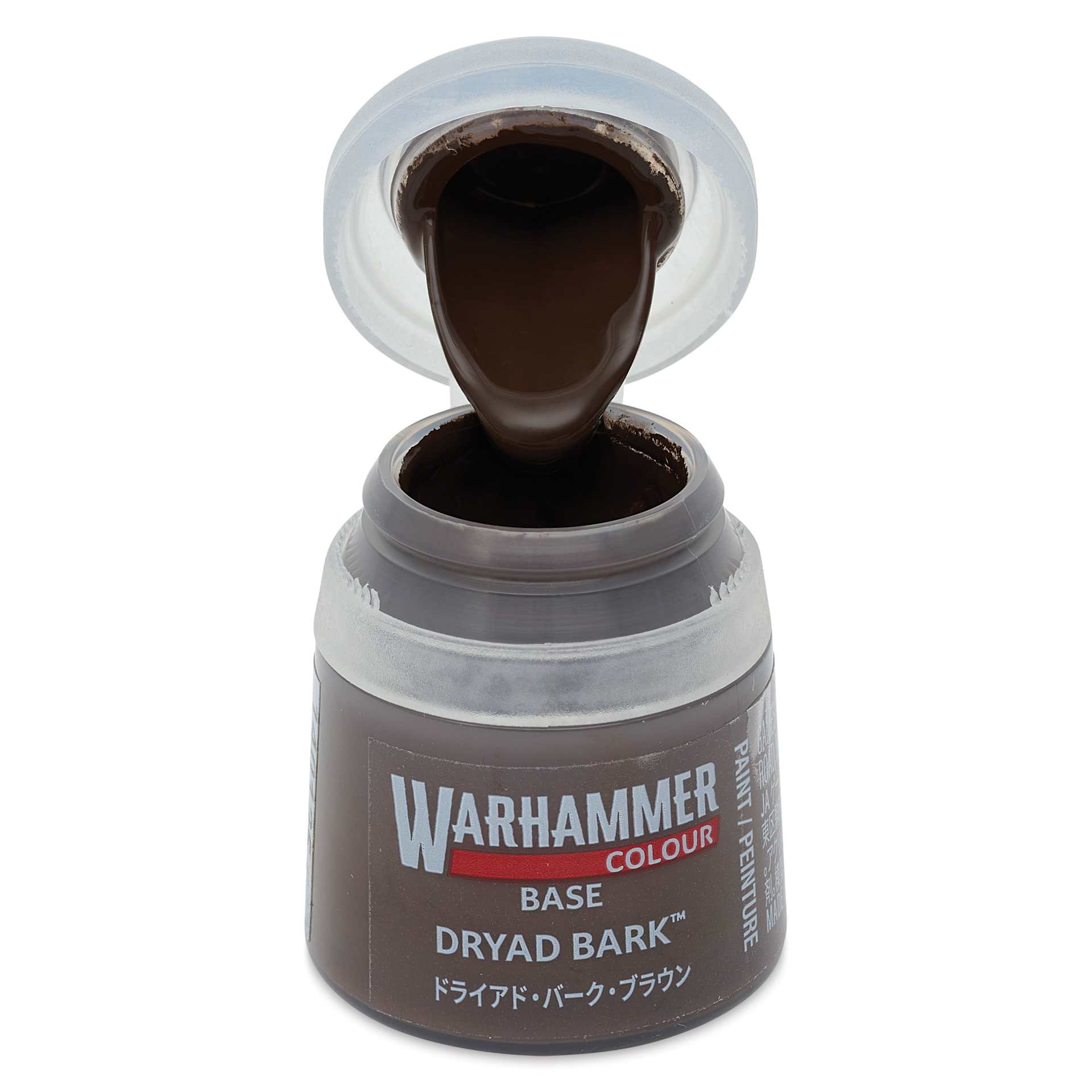 Warhammer Base Acrylic Paint - Dryad Bark, 12 ml jar