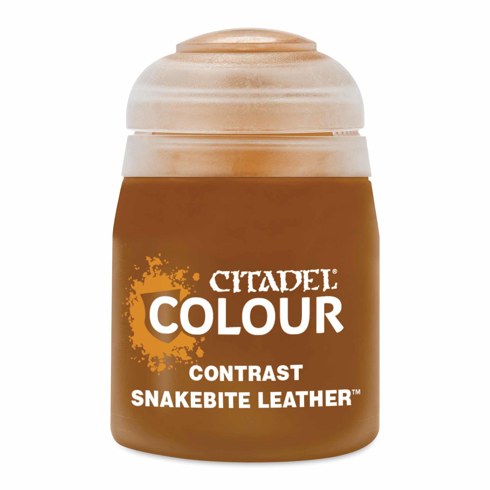 Citadel Contrast Acrylic Paint - Snakebite Leather, 18 ml