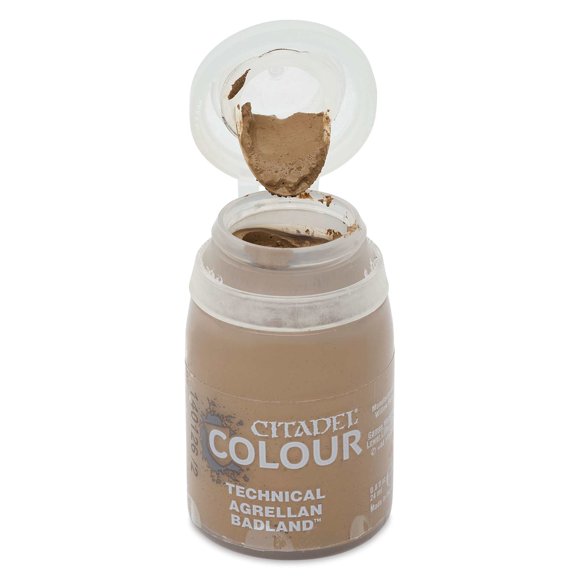 Citadel Technical Acrylic Paint - Agrellan Badland, 24 ml, open