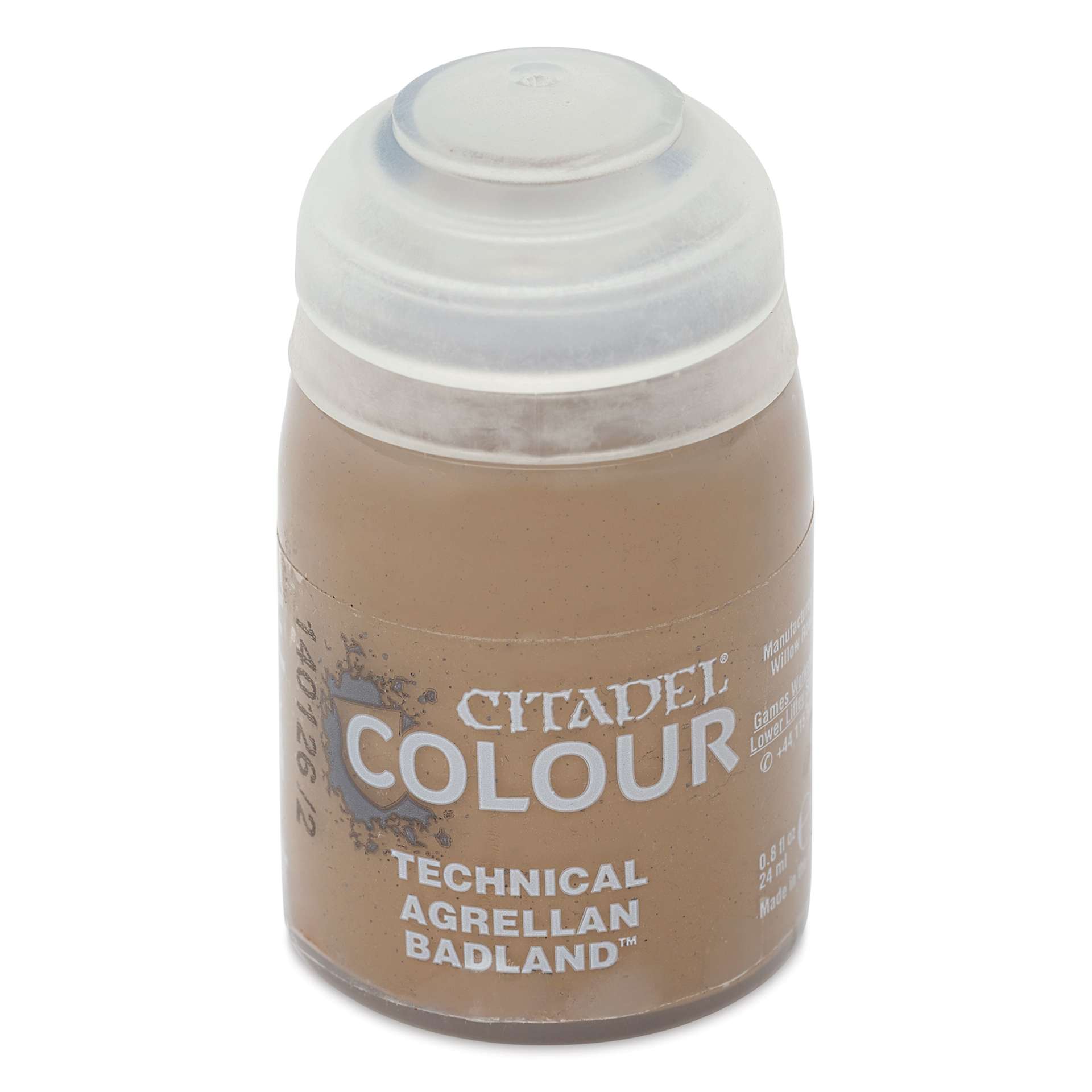 Citadel Technical Acrylic Paint - Agrellan Badland, 24 ml, front of bottle
