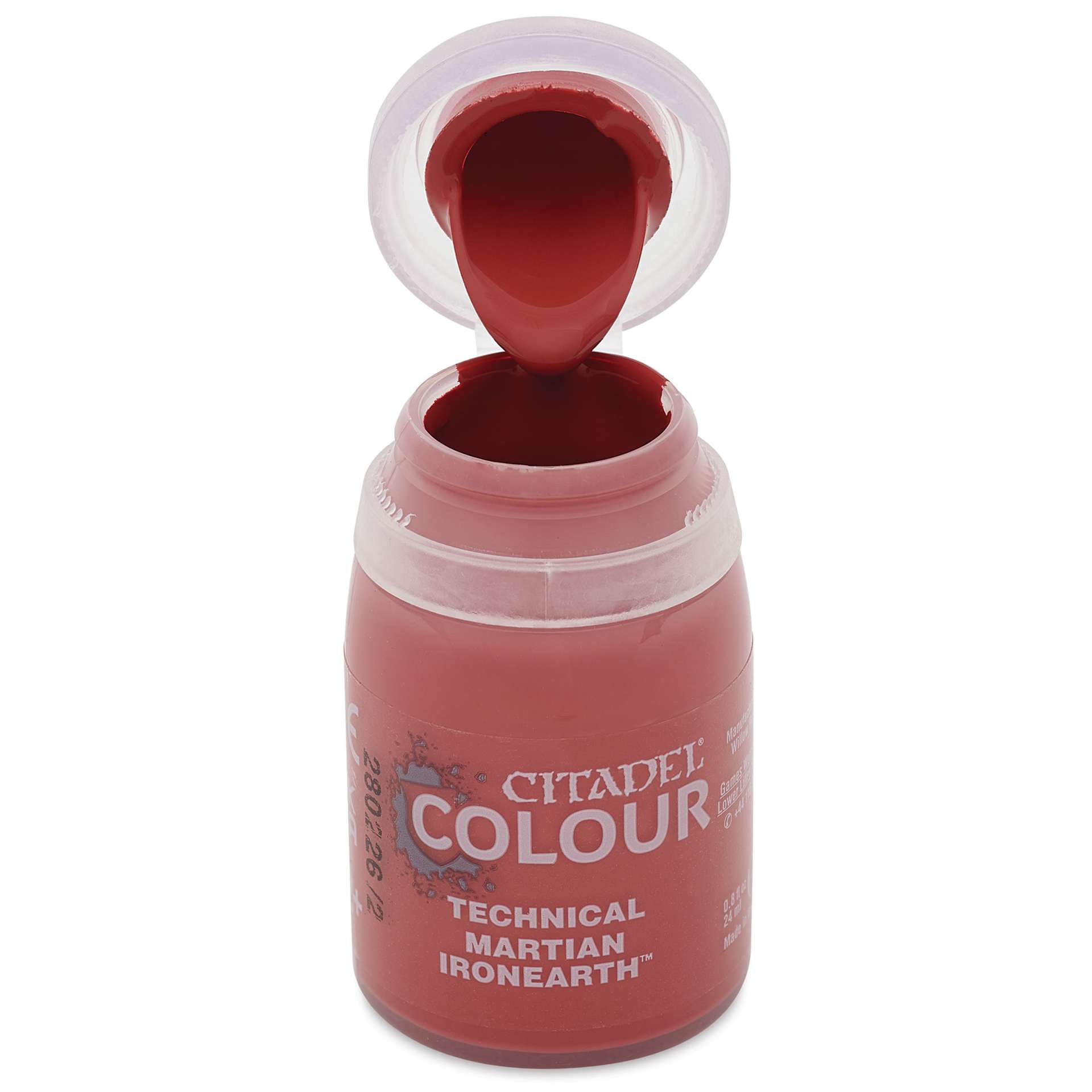 Citadel Technical Acrylic Paint - Martian Ironearth, 24 ml, open bottle