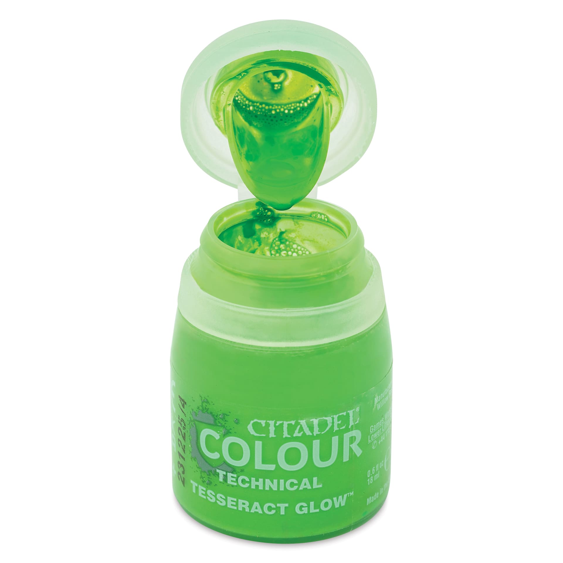 Citadel Technical Acrylic Paint - Tesseract Glow, 18 ml, open