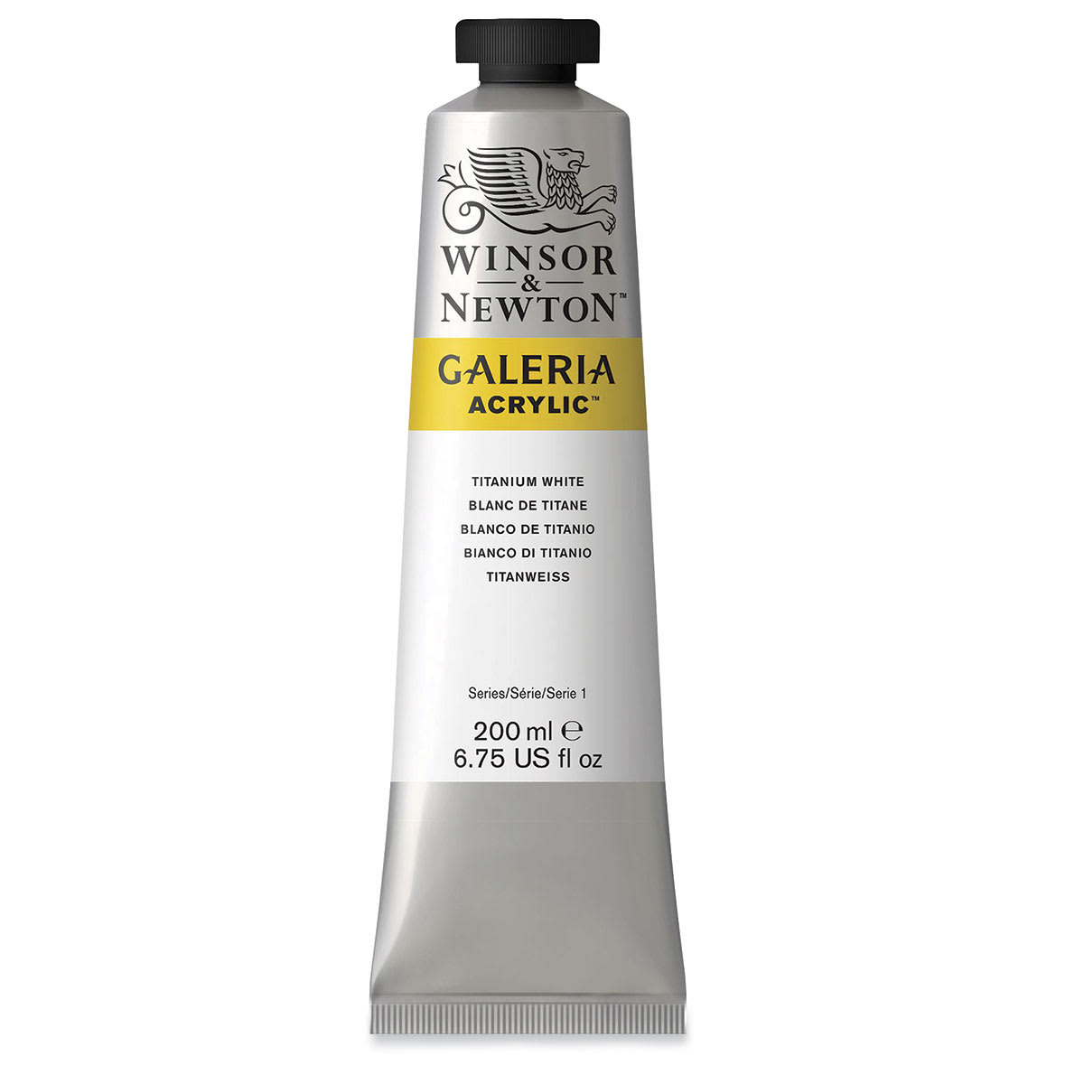 Winsor & Newton Galeria Flow Acrylics - Titanium White, 200 ml tube
