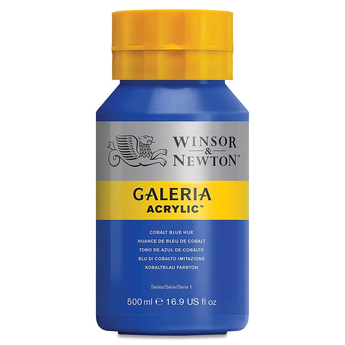 Winsor & Newton Galeria Acrylics - Cobalt Blue Hue, 500 ml, Bottle