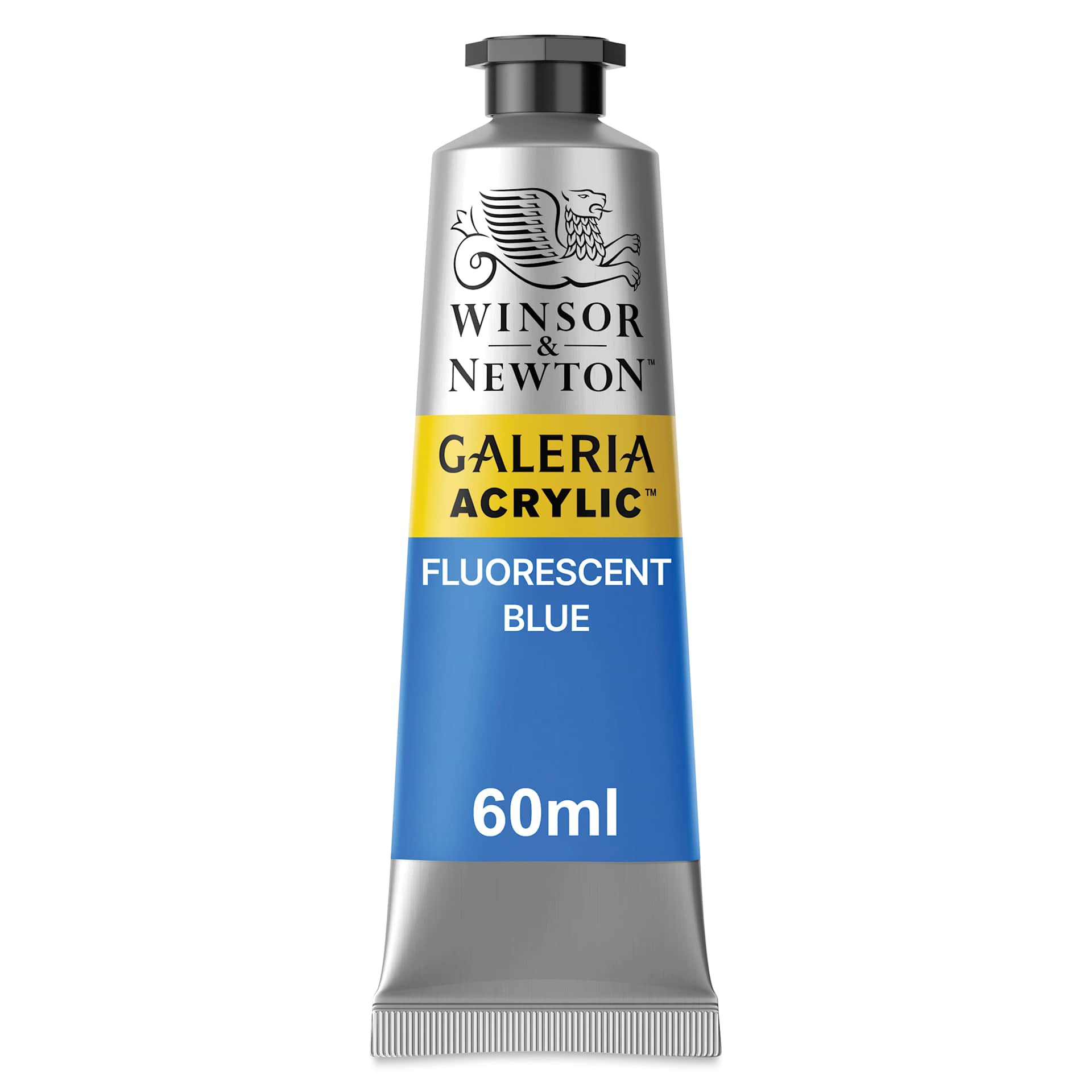 Winsor & Newton Galeria Flow Acrylics - Fluorescent Blue, 60 ml Tube