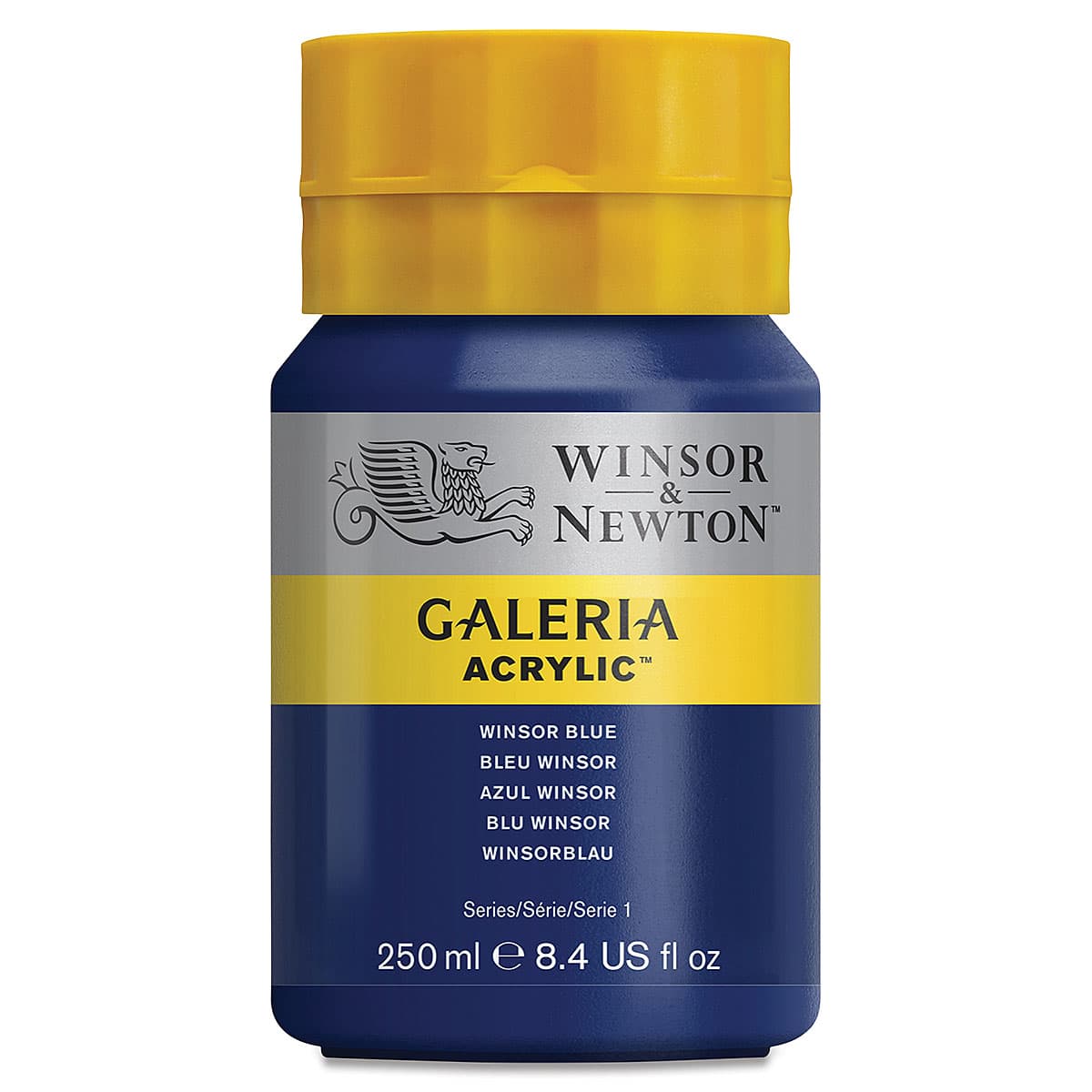 Winsor & Newton Galeria Flow Acrylics - Winsor Blue, 250 ml tube