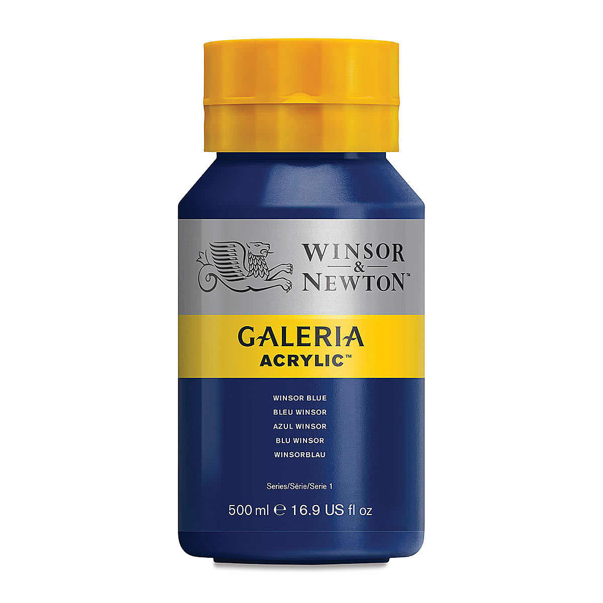 Winsor & Newton Galeria Flow Acrylics - Winsor Blue, 500 ml tube