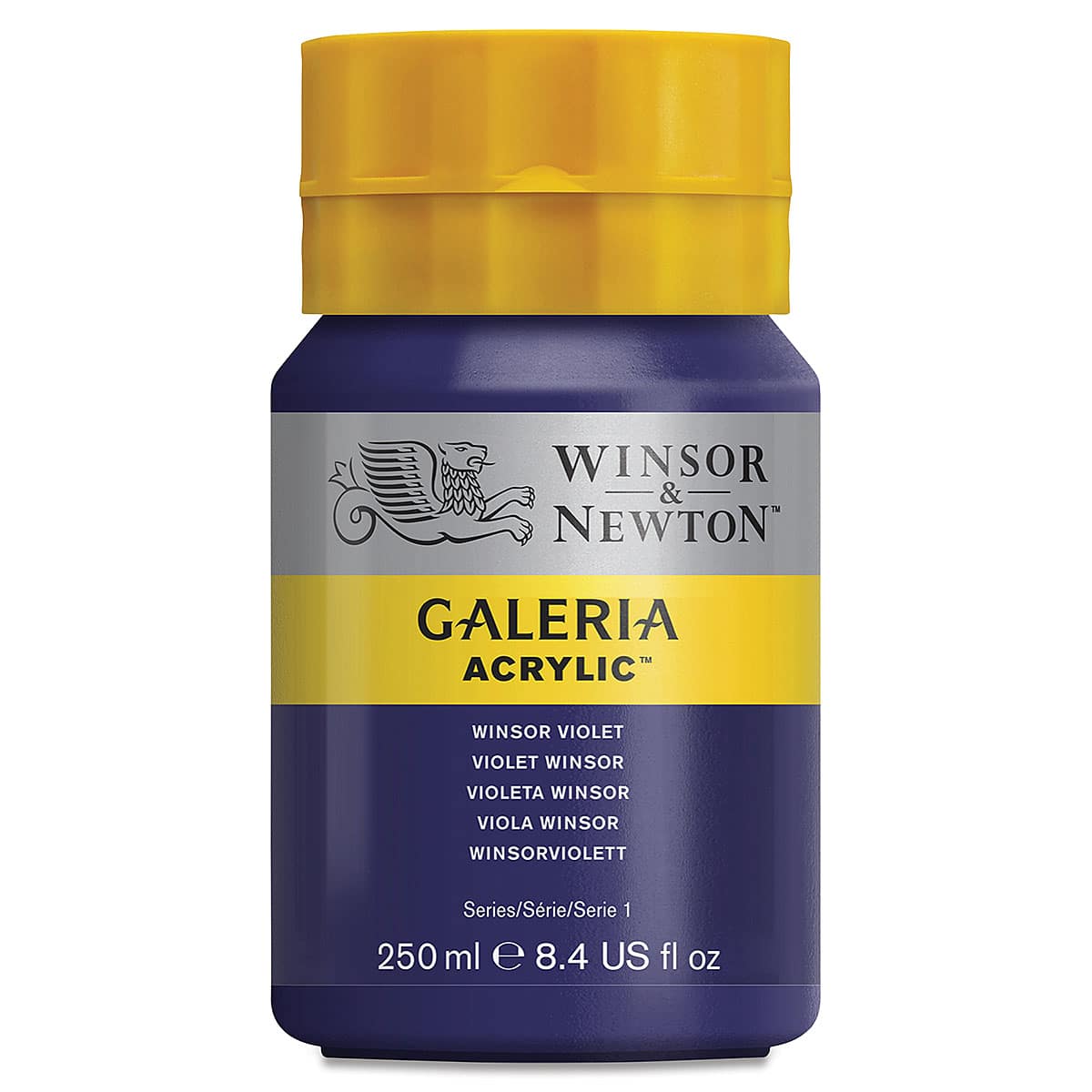 Winsor & Newton Galeria Flow Acrylics - Winsor Violet, 250 ml tube