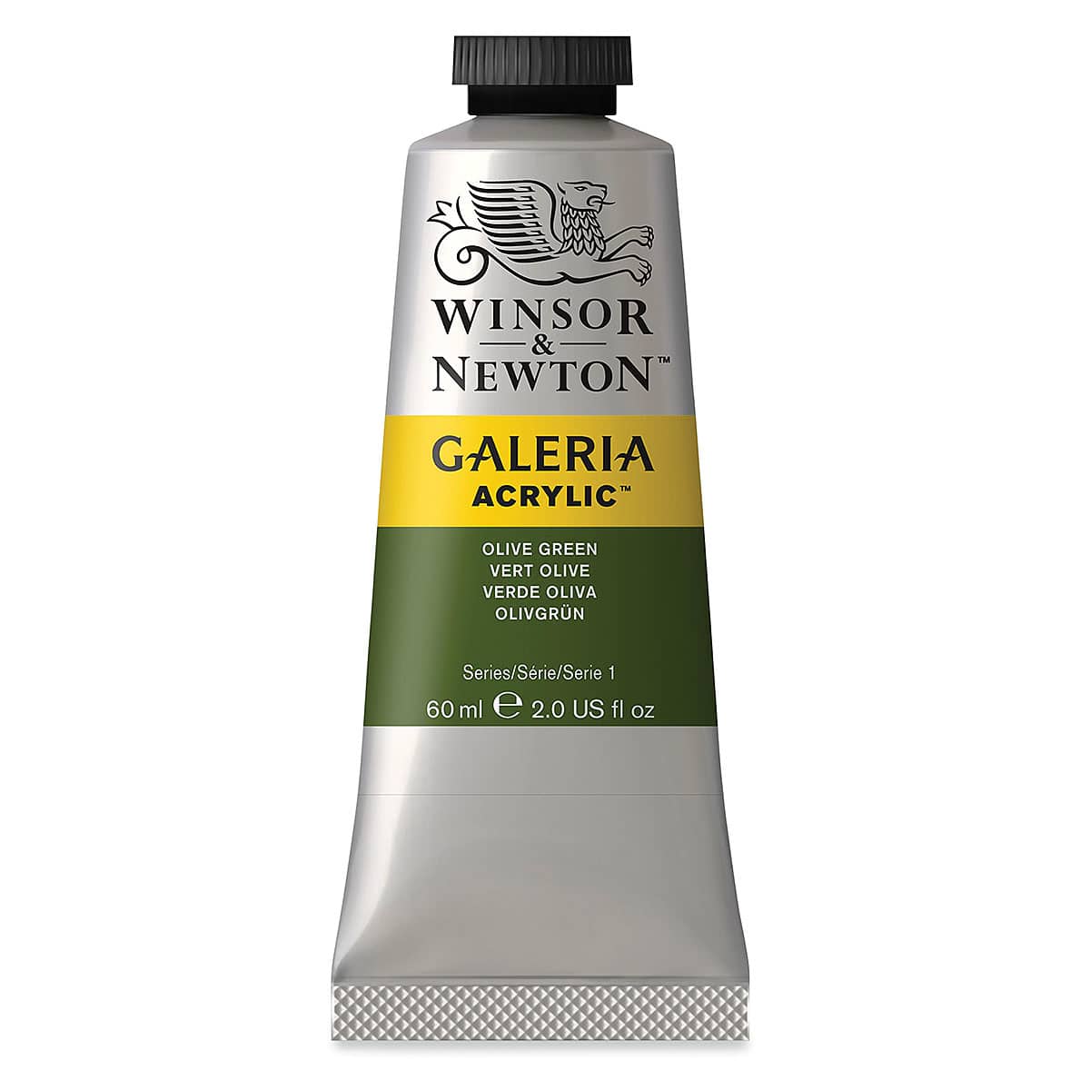 Winsor & Newton Galeria Flow Acrylics - Olive Green, 60 ml tube