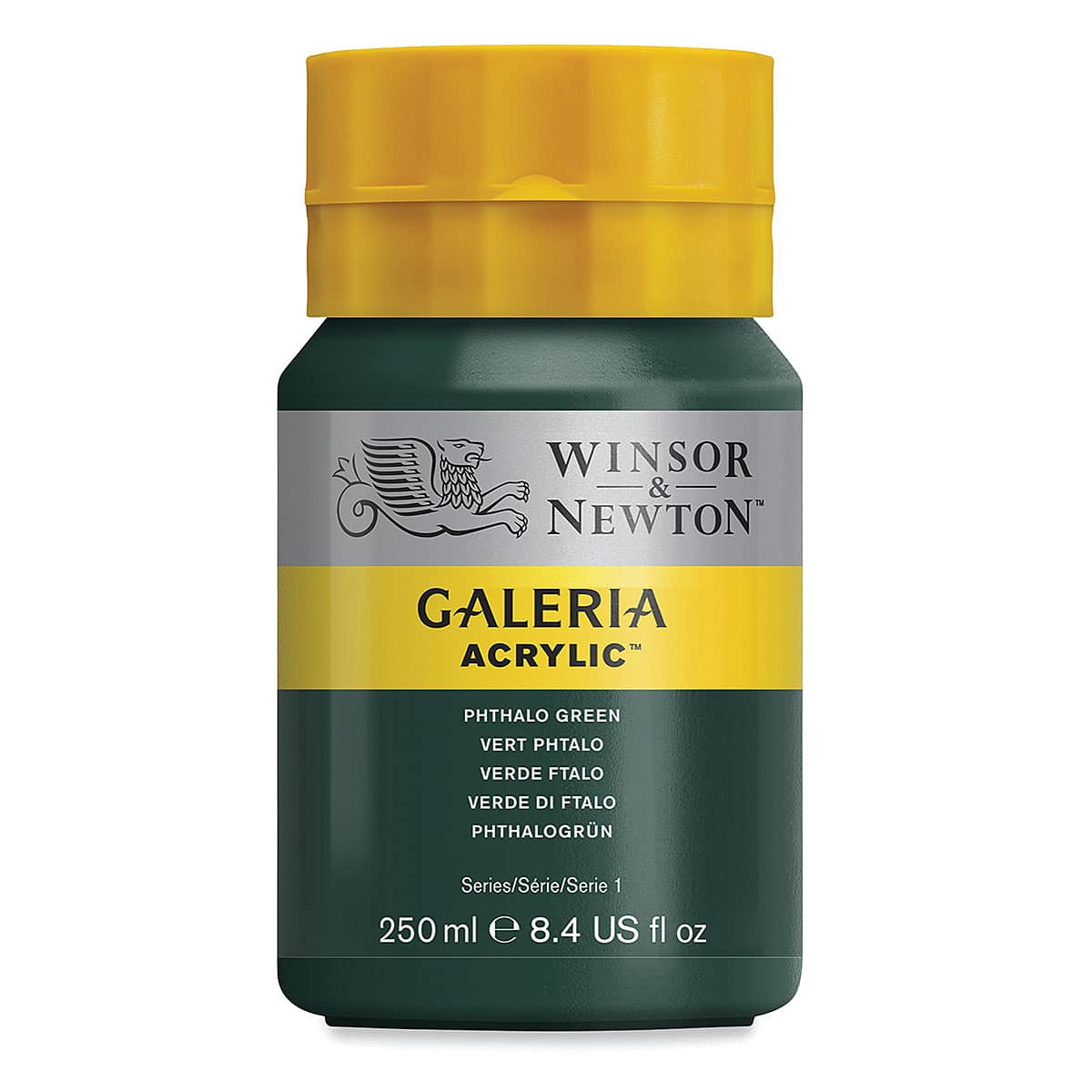 Winsor & Newton Galeria Flow Acrylics - Phthalo Green, 250 ml tube