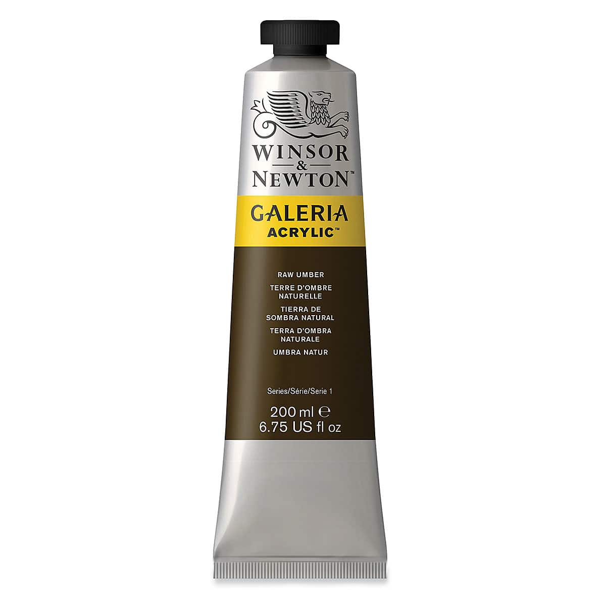 Winsor & Newton Galeria Flow Acrylics - Raw Umber, 200 ml tube