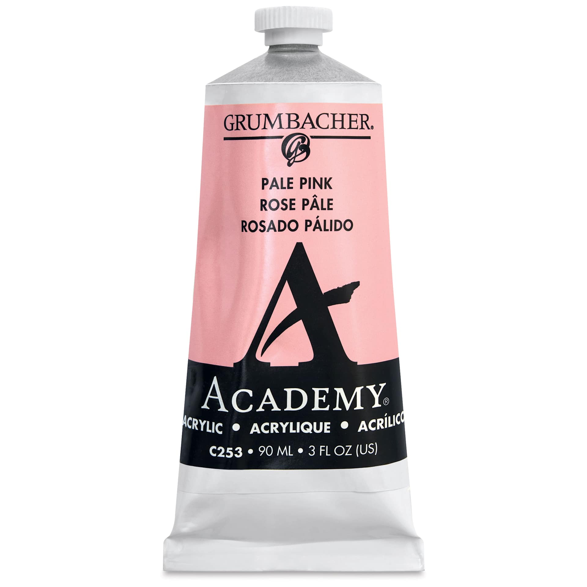 Grumbacher Academy Acrylic - Pale Pink, 90 ml tube