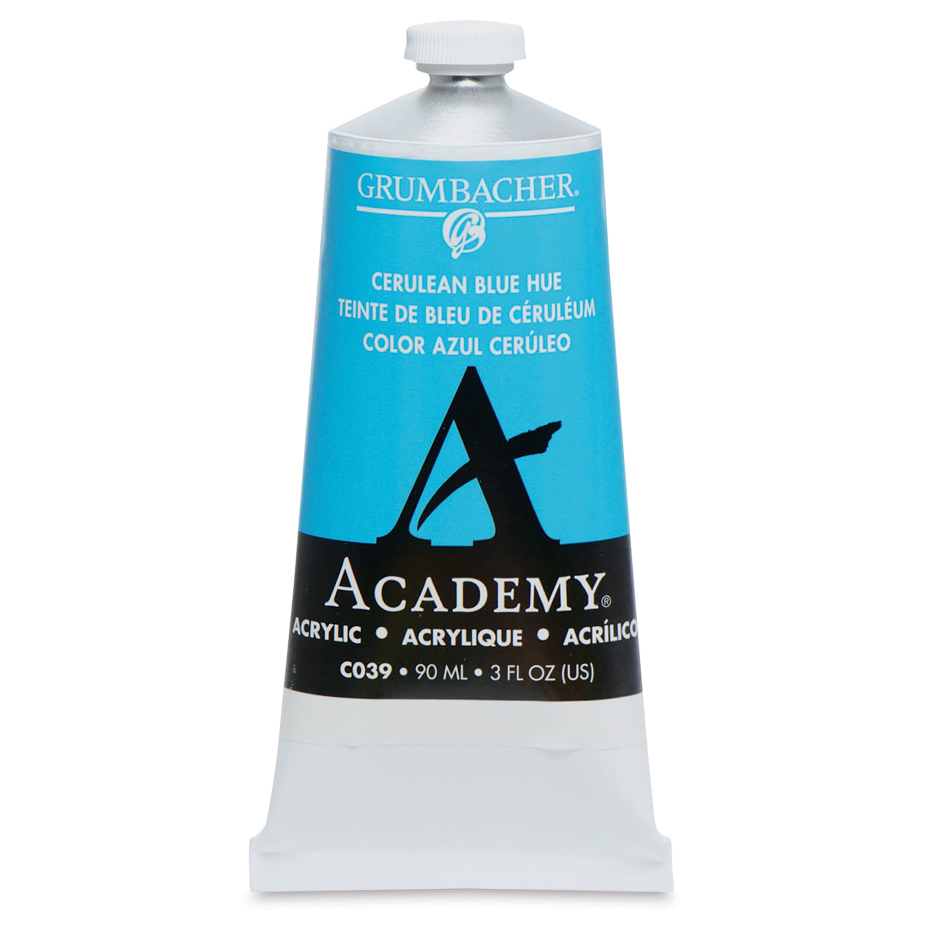 Grumbacher Academy Acrylic - Cerulean Blue Hue, 90 ml tube