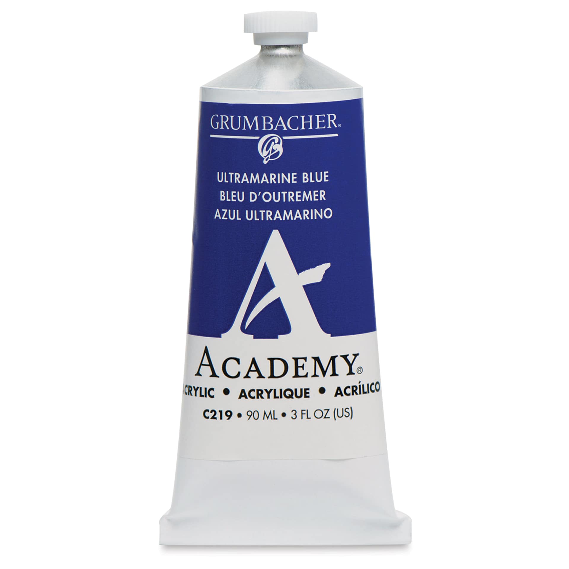 Grumbacher Academy Acrylic - Ultramarine Blue, 90 ml tube