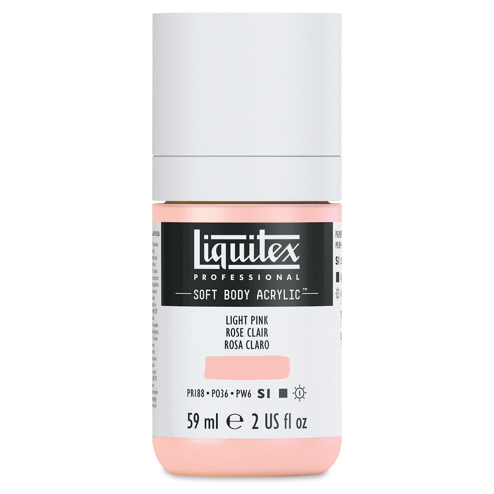 Liquitex Soft Body Artist Acrylics - Light Pink, 59 ml bottle