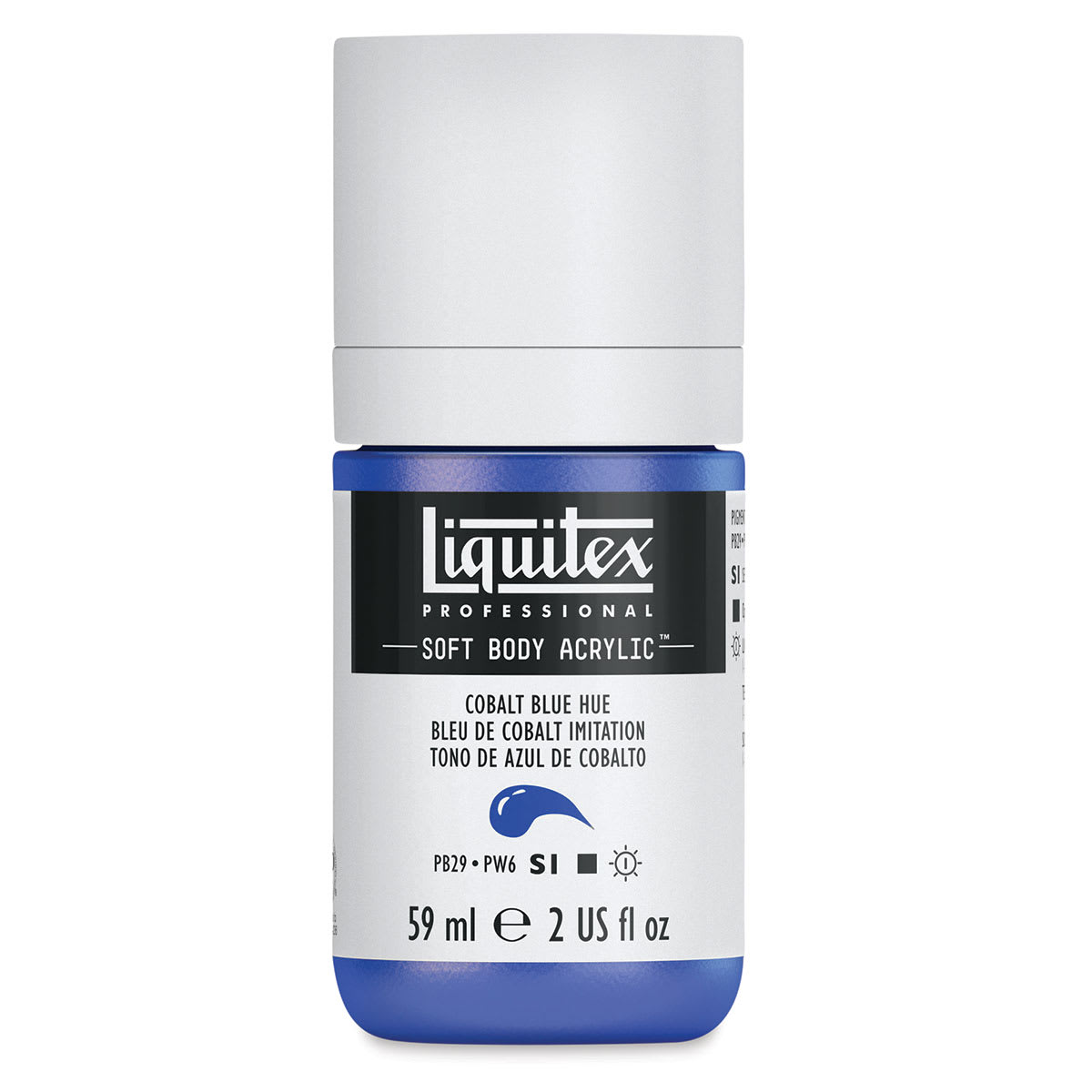 Liquitex Soft Body Artist Acrylics - Cobalt Blue Hue, 59 ml bottle Liquitex Soft Body Artist Acrylics - Cobalt Blue Hue, 59 ml bottle