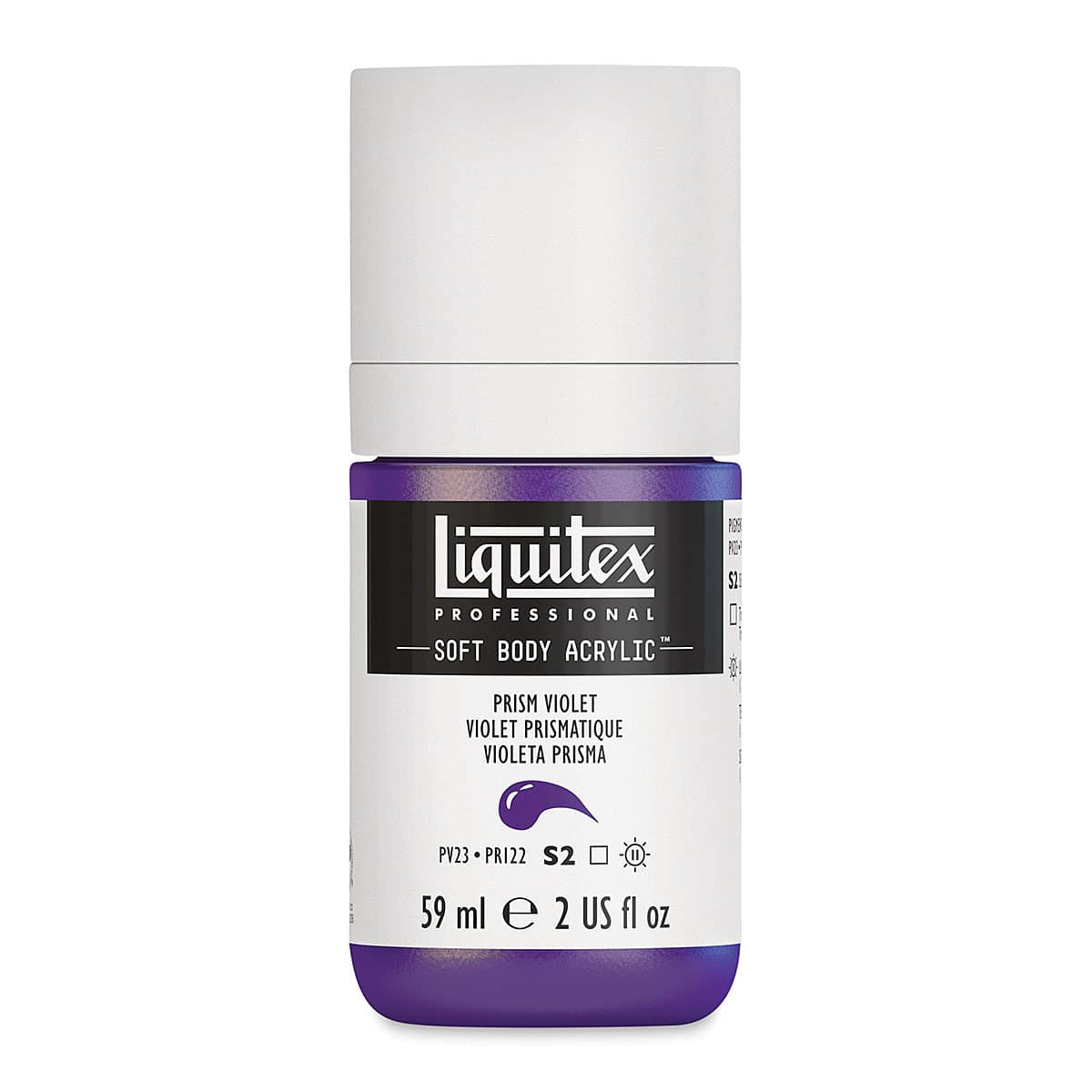 Liquitex Soft Body Artist Acrylics - Prism Violet, 59 ml bottle