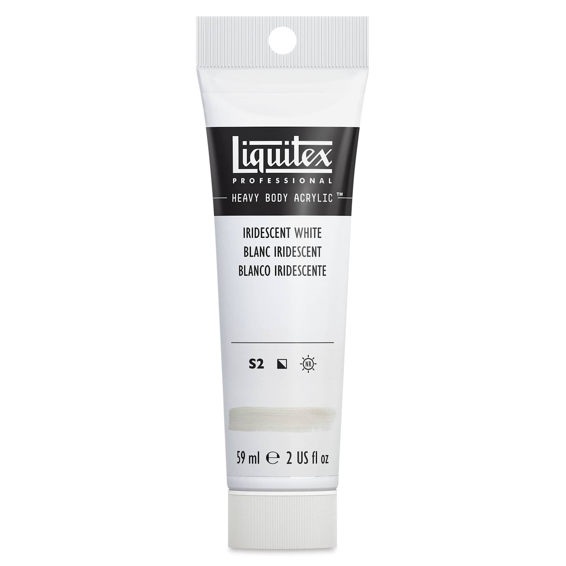 Liquitex Heavy Body Artist Acrylics - Iridescent White, 2 oz Tube Liquitex Heavy Body Artist Acrylics - Iridescent White, 2 oz Tube