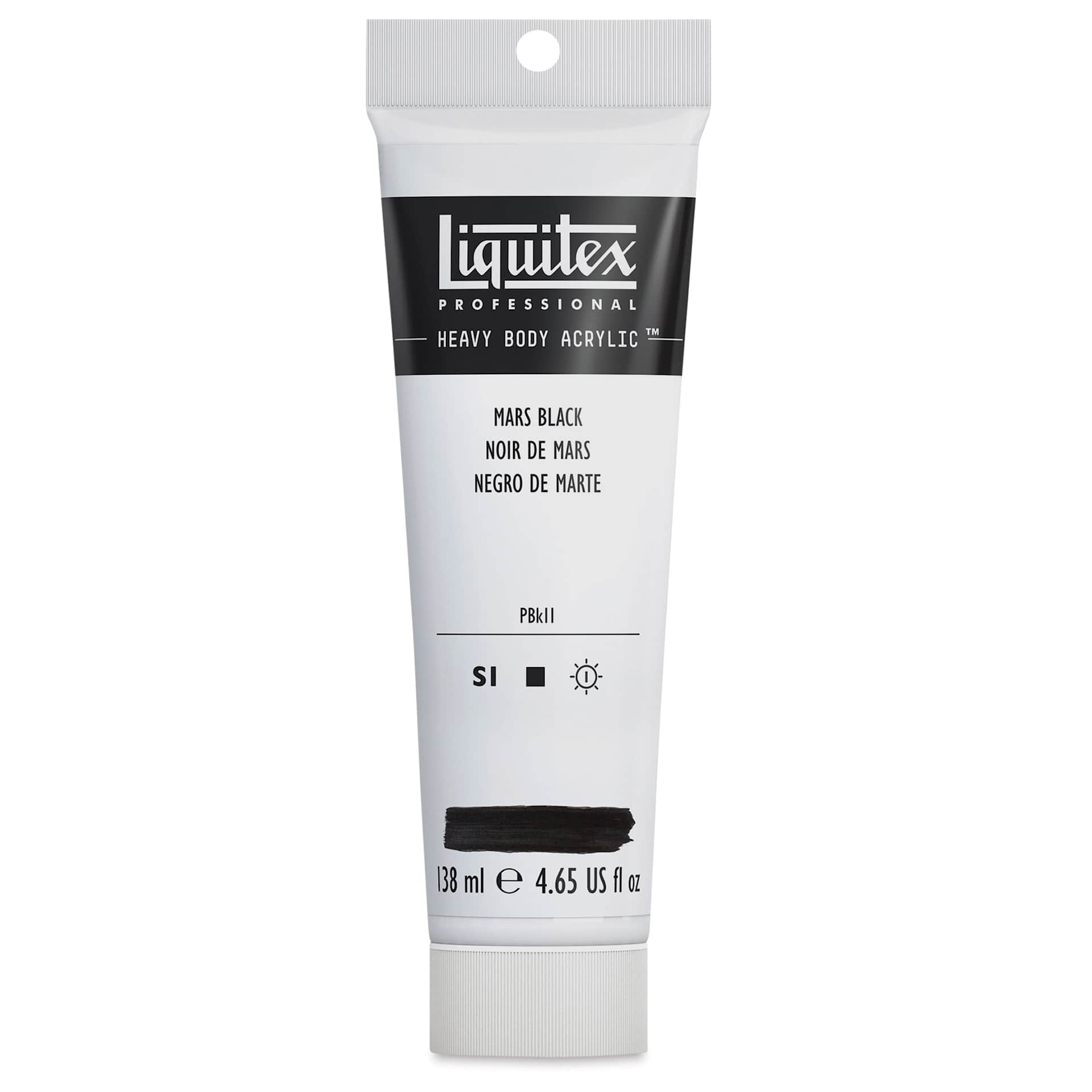 Liquitex Heavy Body Artist Acrylics - Mars Black, 4.65 oz Tube