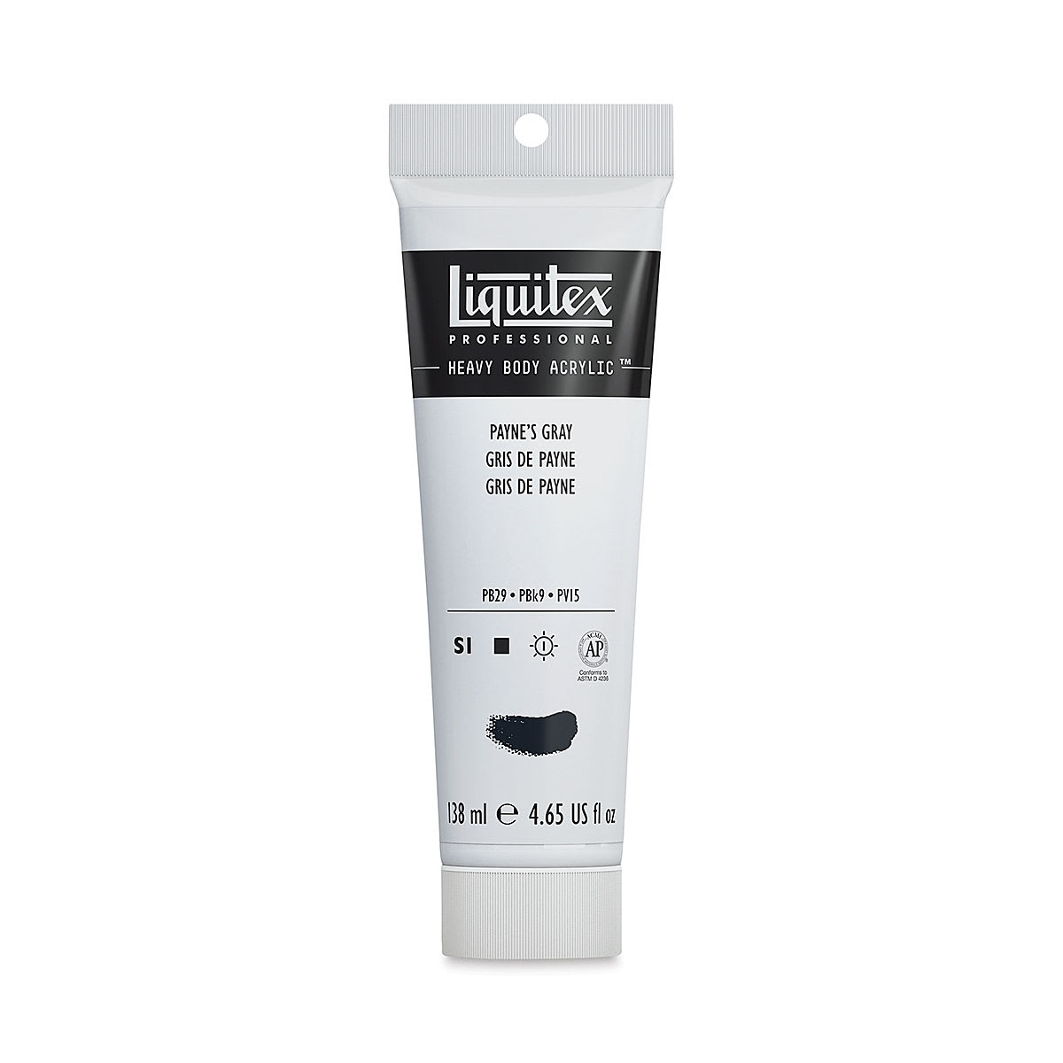 Liquitex Heavy Body Artist Acrylics - Payne's Gray, 4.65 oz Tube