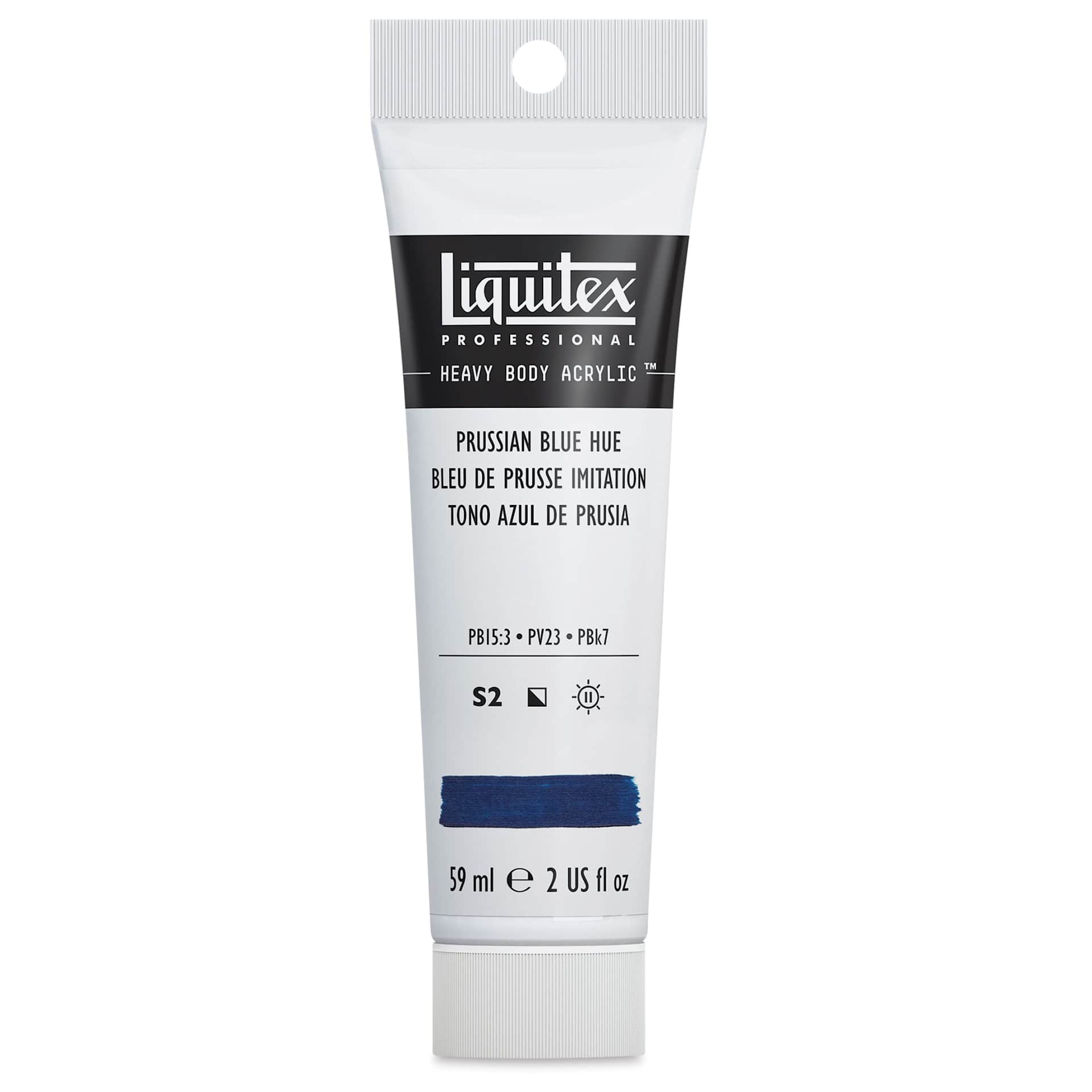 Liquitex Heavy Body Artist Acrylics - Prussian Blue Hue, 2 oz Tube