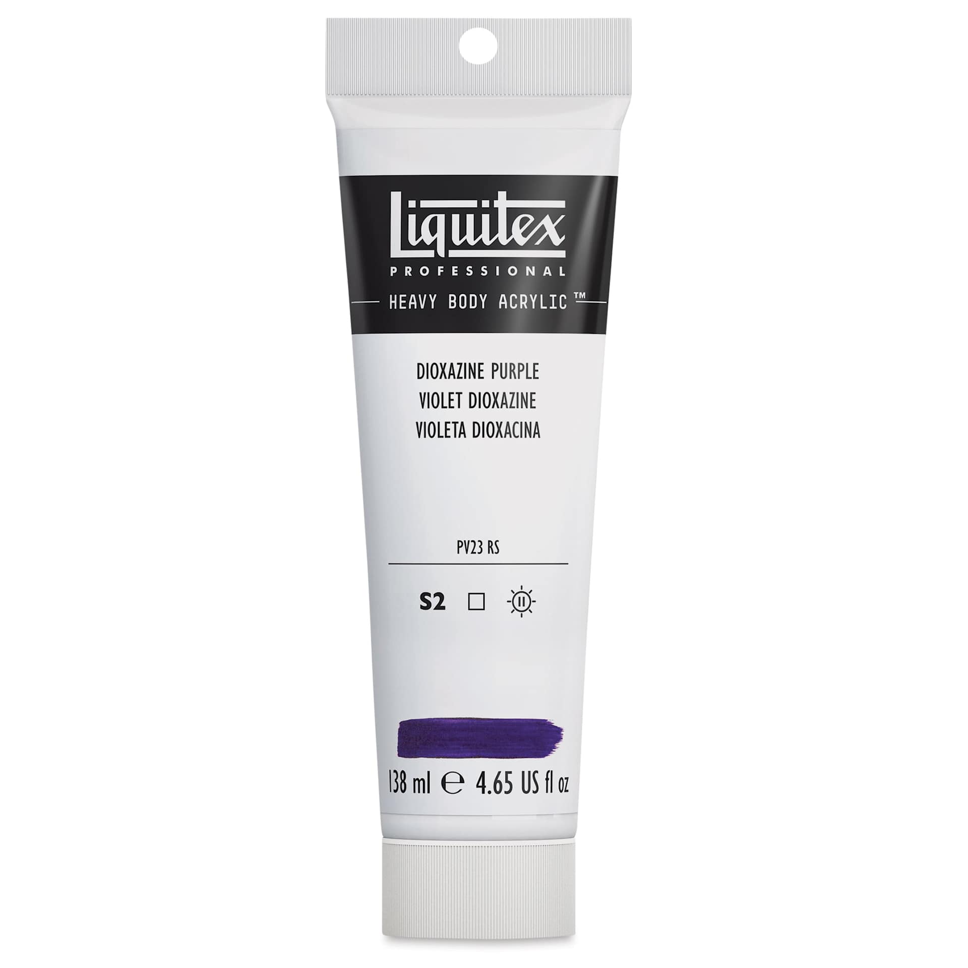 Liquitex Heavy Body Artist Acrylics - Dioxazine Purple, 4.65 oz Tube