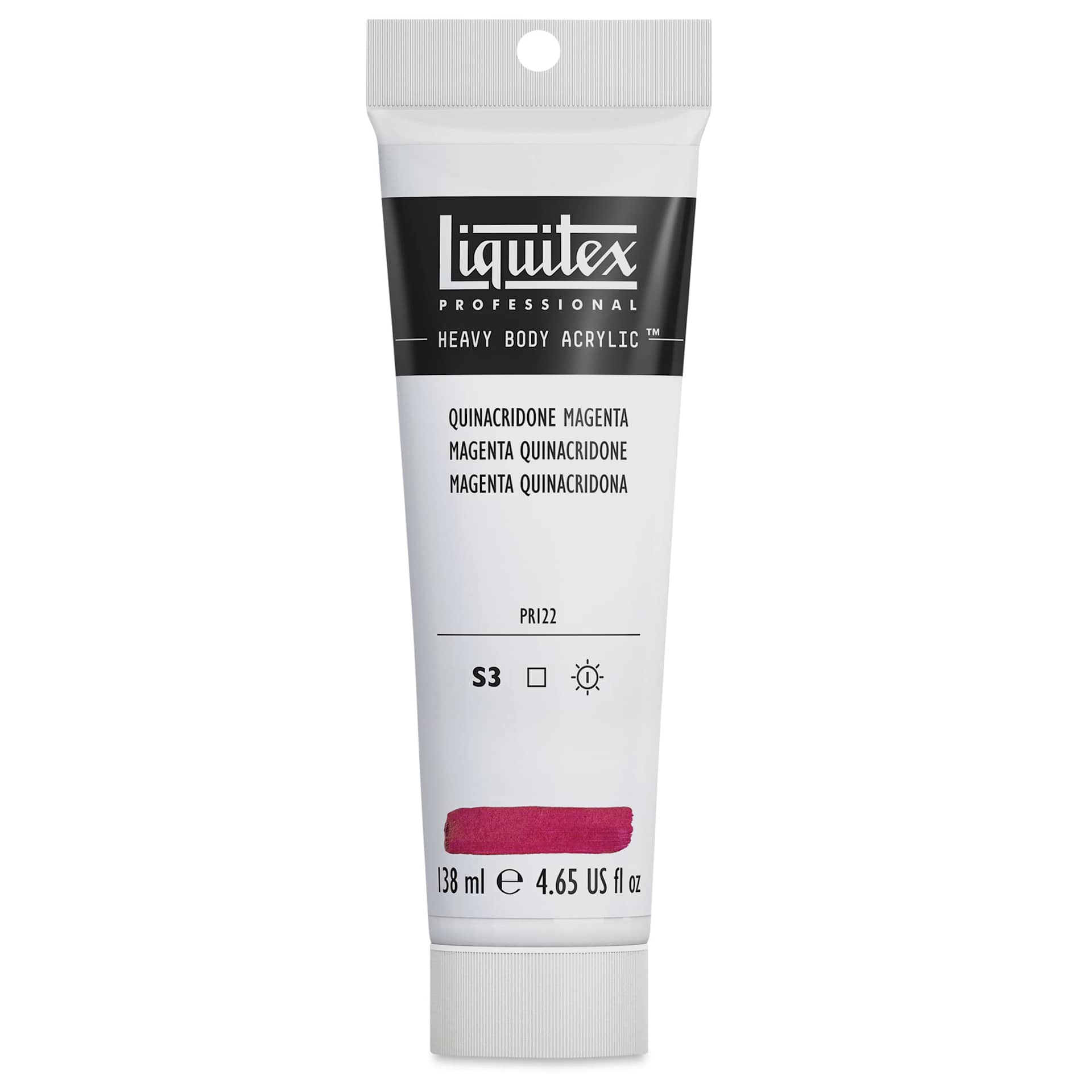 Liquitex Heavy Body Artist Acrylics - Quinacridone Magenta, 4.65 oz Tube