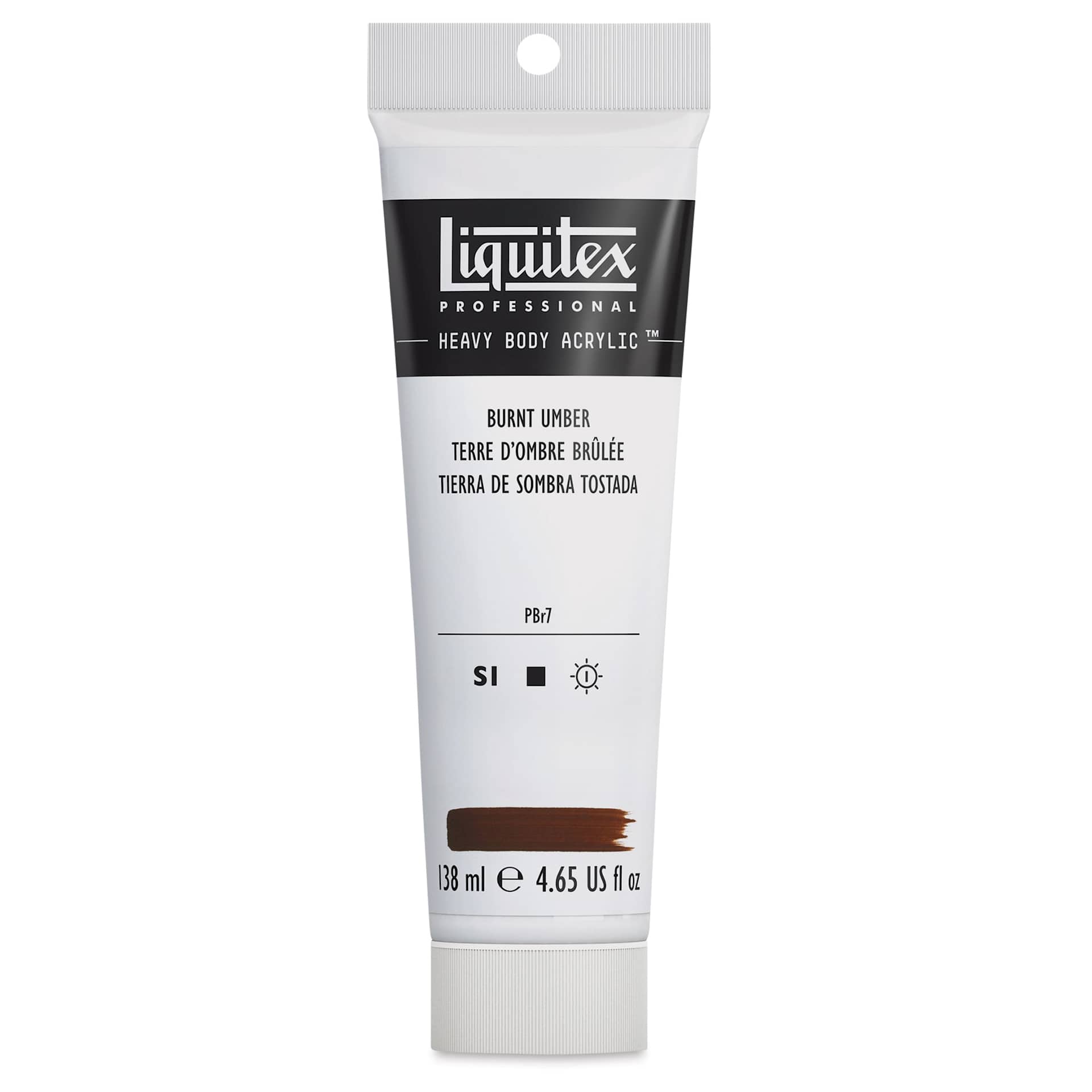 Liquitex Heavy Body Artist Acrylics - Burnt Umber, 4.65 oz Tube