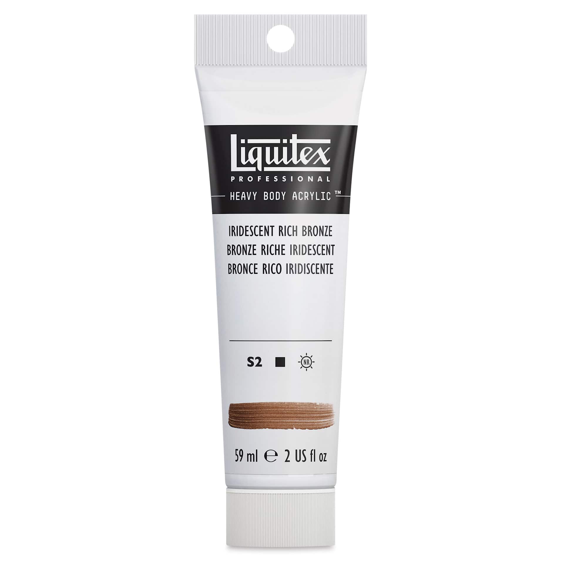 Liquitex Heavy Body Artist Acrylics - Iridescent Rich Bronze, 2 oz Tube