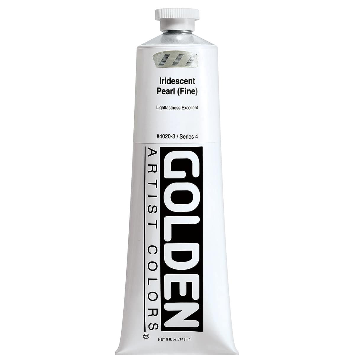 Golden Heavy Body Acrylic Paint - Iridescent Pearl (Fine), 5 oz tube