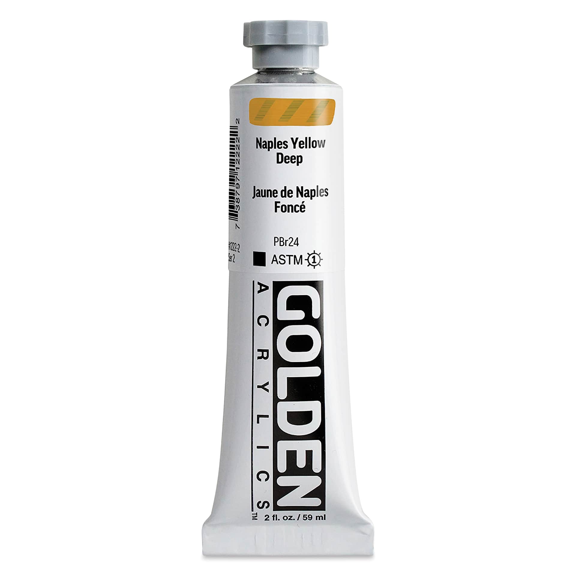 Golden Heavy Body Acrylic Paint - Naples Yellow Deep 59 ml Tube
