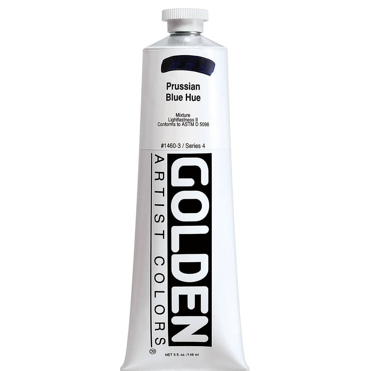 Golden Heavy Body Artist Acrylics - Prussian Blue Hue, 5 oz Tube