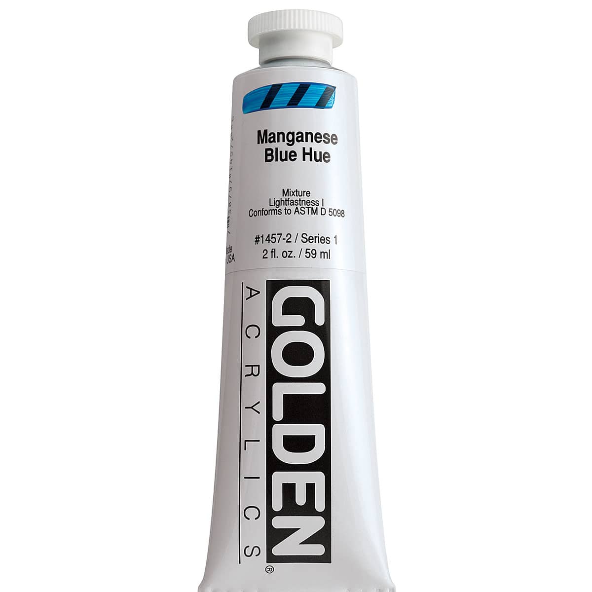 Golden Heavy Body Artist Acrylic - Manganese Blue Hue, 2 oz Tube