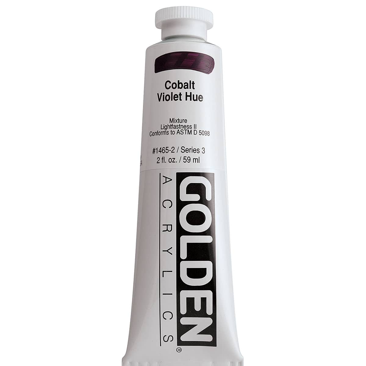 Golden Heavy Body Artist Acrylics - Cobalt Violet Hue, 2 oz Tube