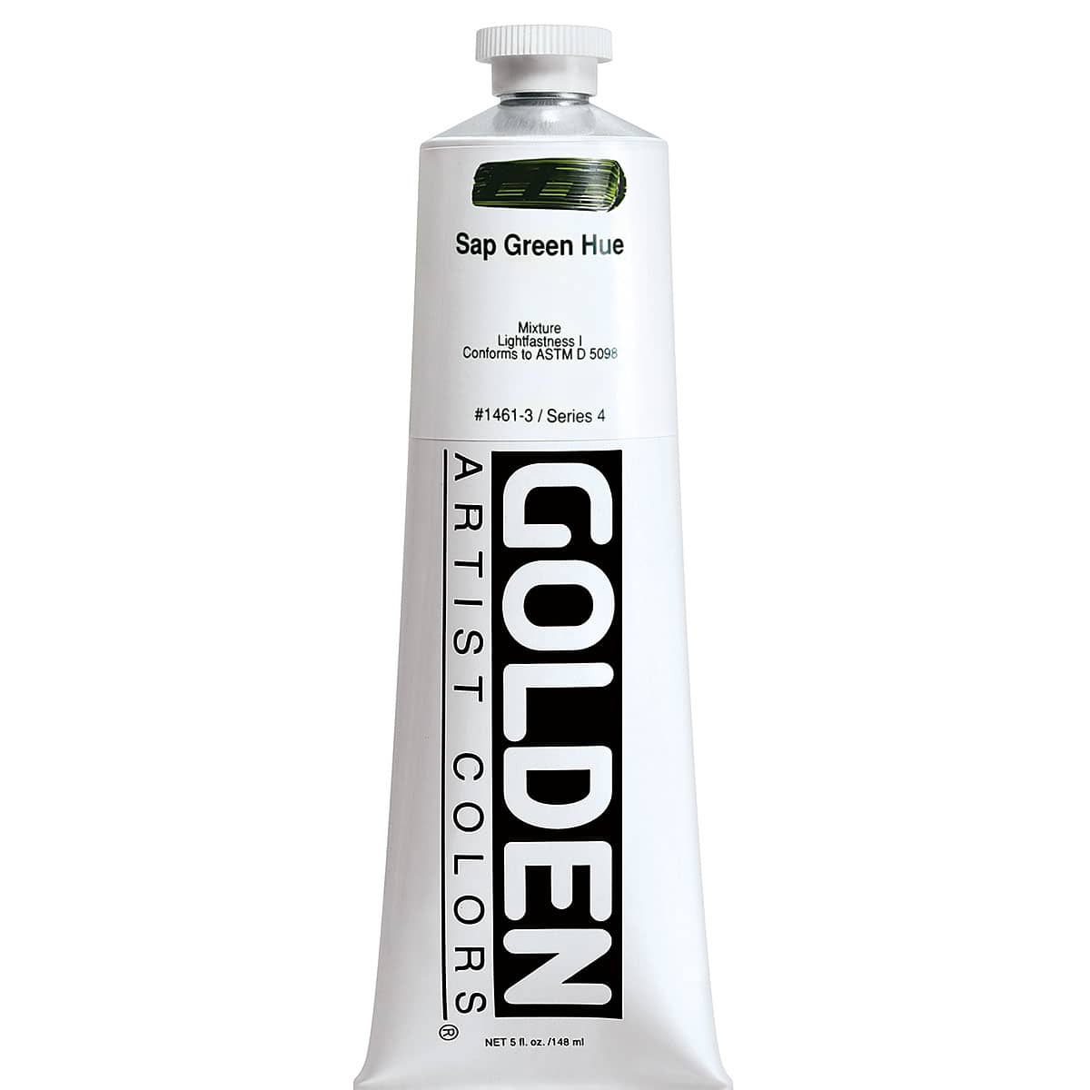 Golden Heavy Body Artist Acrylics - Sap Green Hue, 5 oz Tube