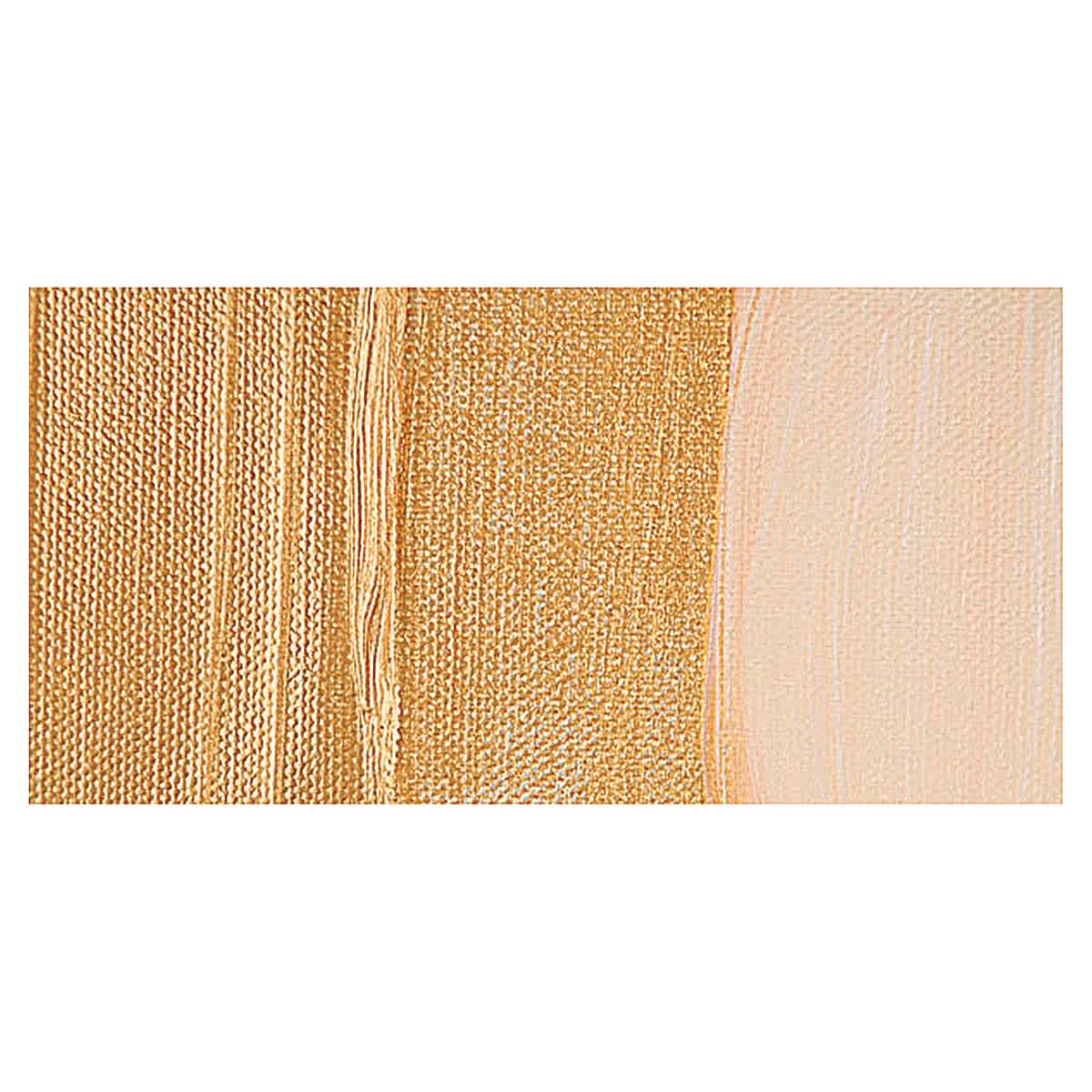 Golden Heavy Body Artist Acrylic Paint - Iridescent Gold (Coarse) swatch