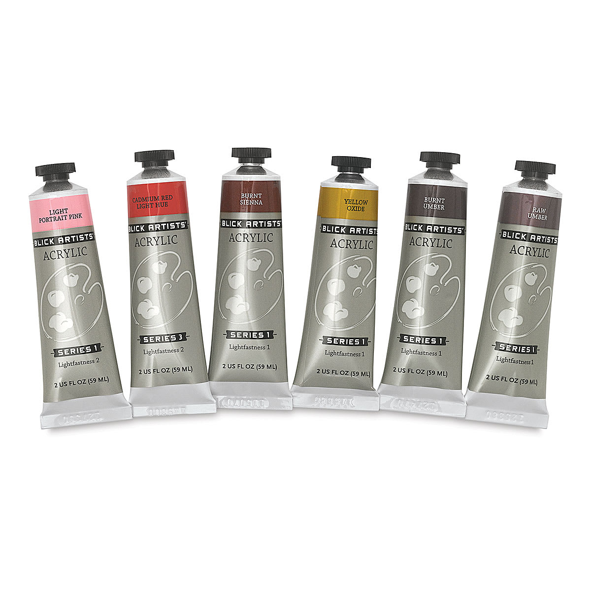 Blick Artists' Acrylic Set - Portrait Color Set, 2 oz Tubes, out of packaging