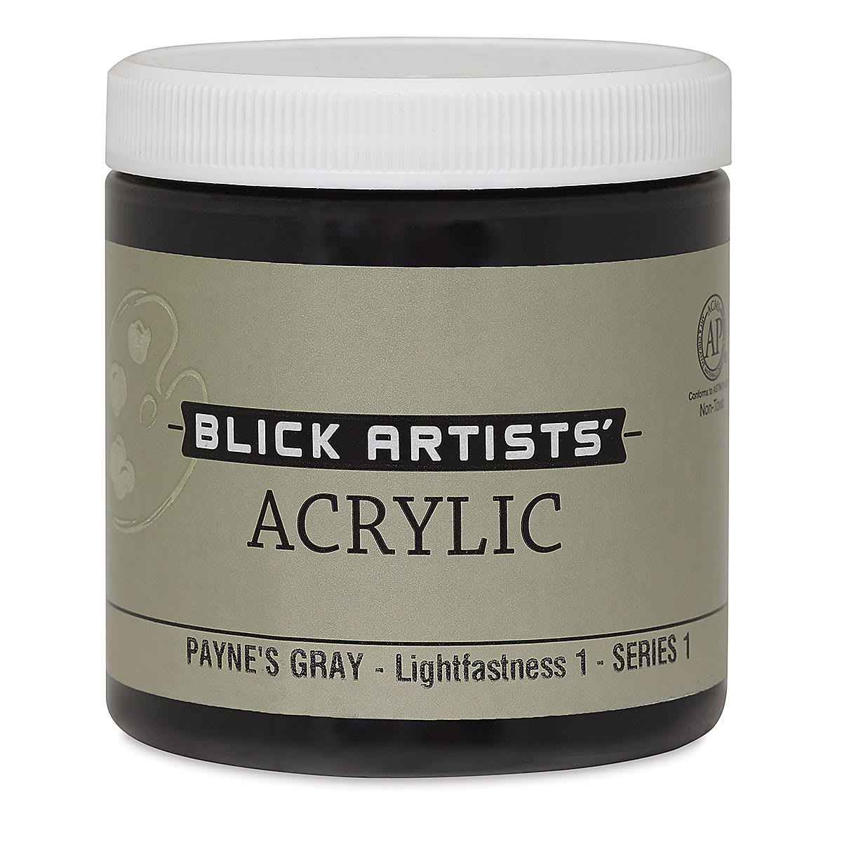 Blick Artists' Acrylic - Payne's Gray, 8 oz jar