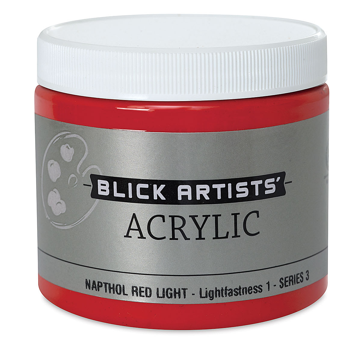 Blick Artists' Acrylic - Naphthol Red Light, 16 oz jar
