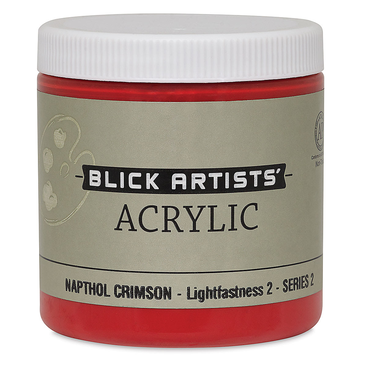 Blick Artists' Acrylic - Naphthol Crimson, 8 oz jar