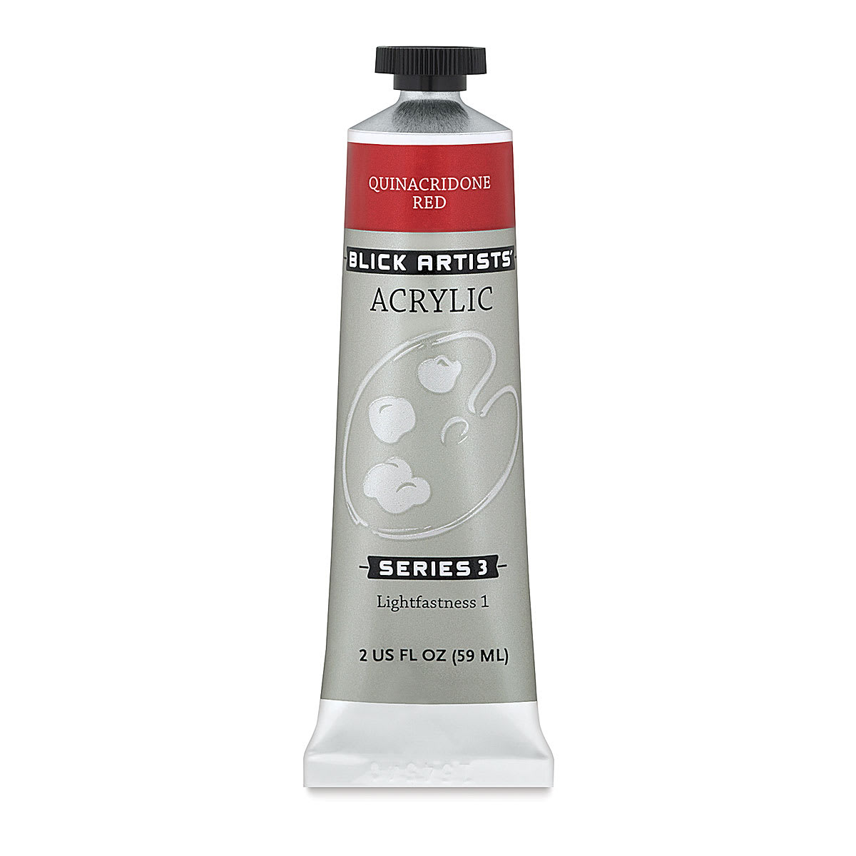 Blick Artists' Acrylic - Quinacridone Red, 2 oz tube