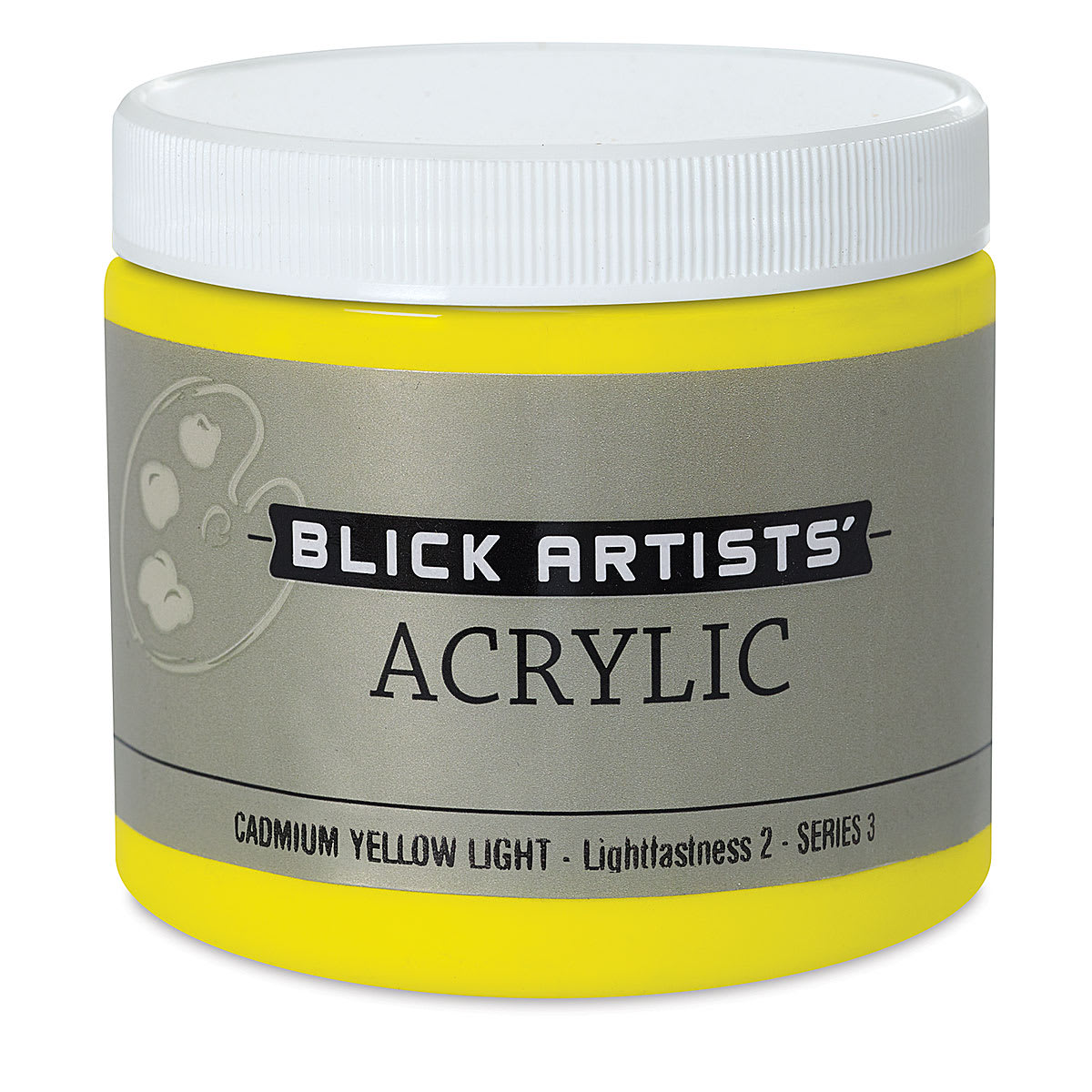 Blick Artists' Acrylic - Cadmium Yellow Light, 16 oz jar