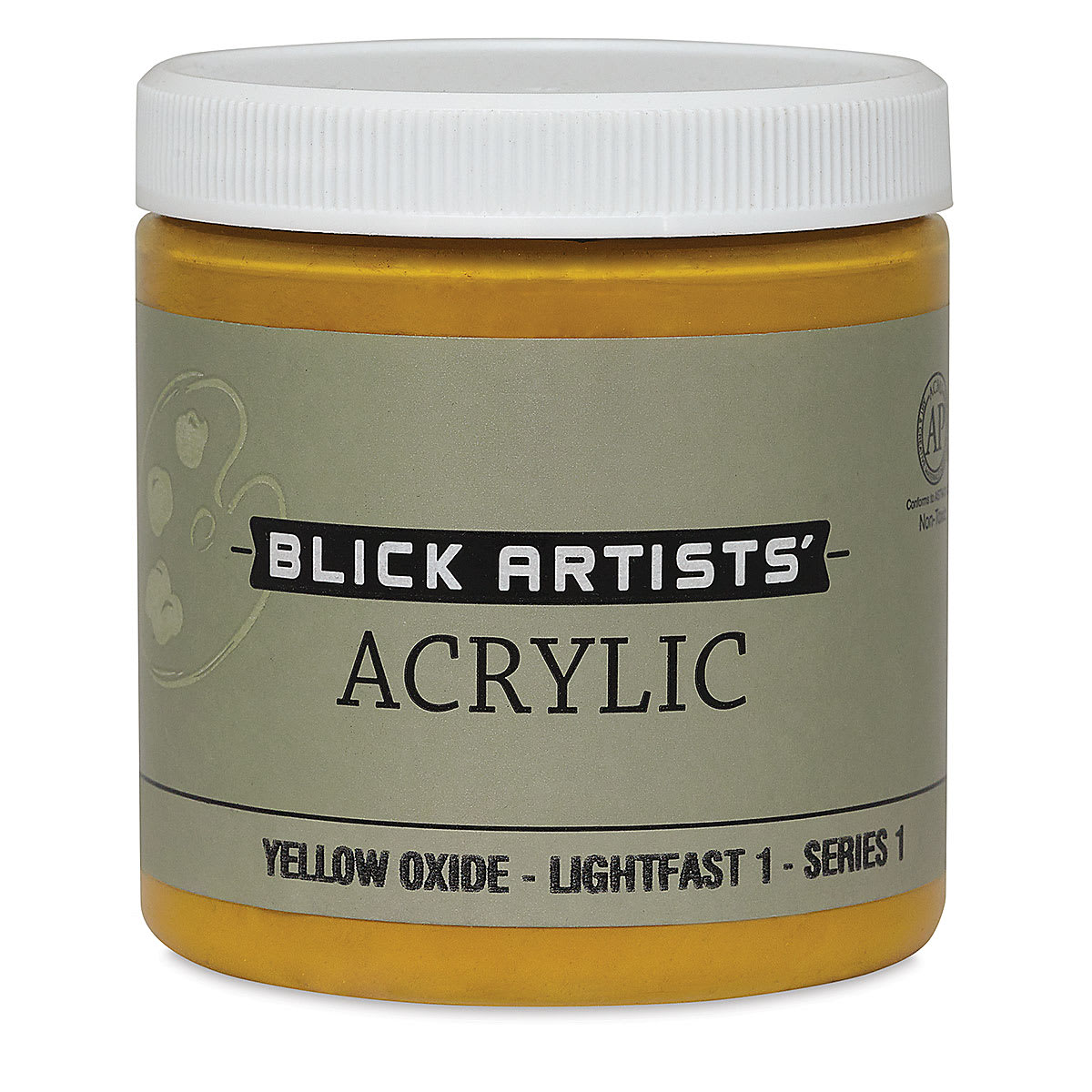 Blick Artists' Acrylic - Yellow Oxide, 8 oz jar