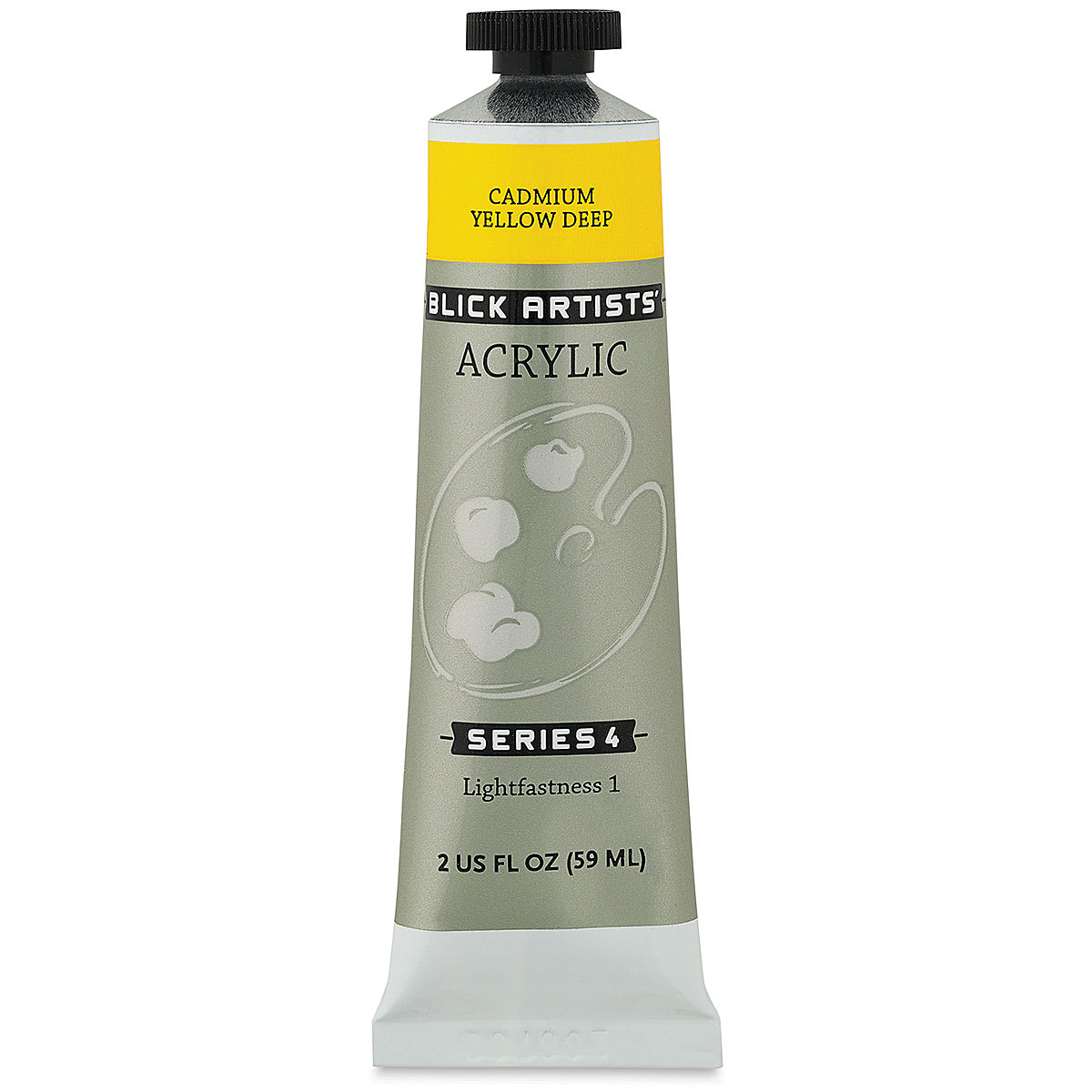 Blick Artists' Acrylic - Cadmium Yellow Deep, 2 oz tube
