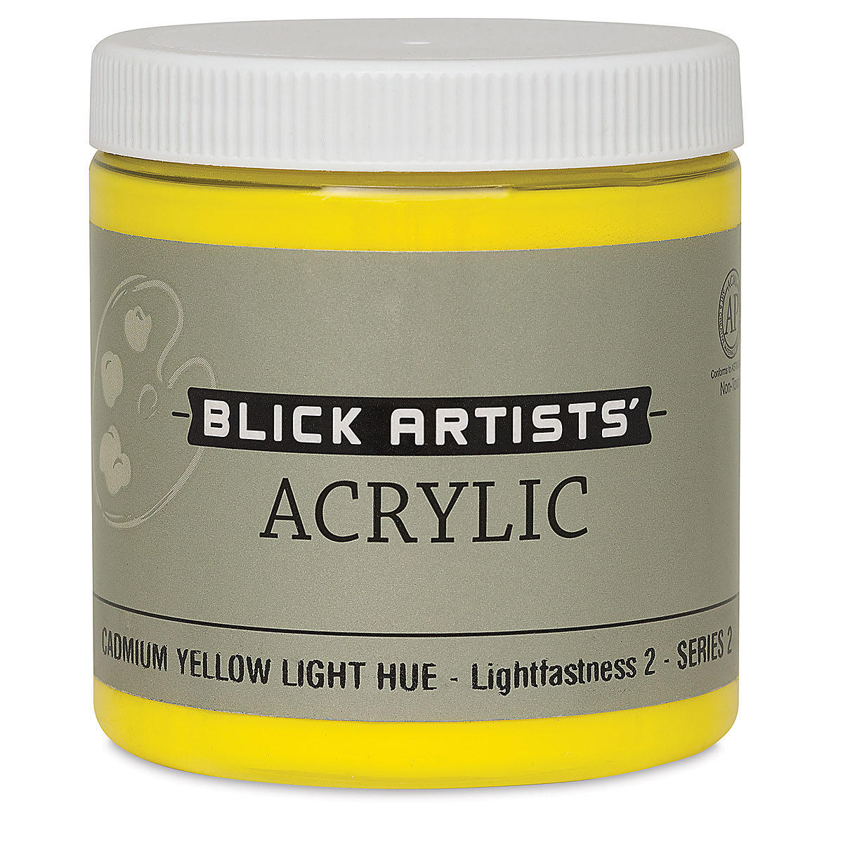 Blick Artists' Acrylic - Cadmium Yellow Light Hue, 8 oz jar